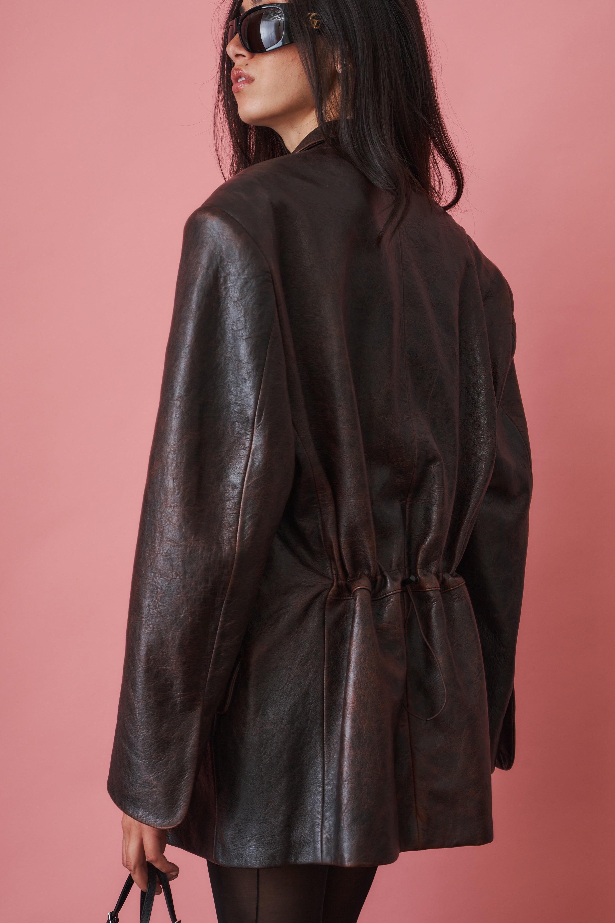 Leather Blazer