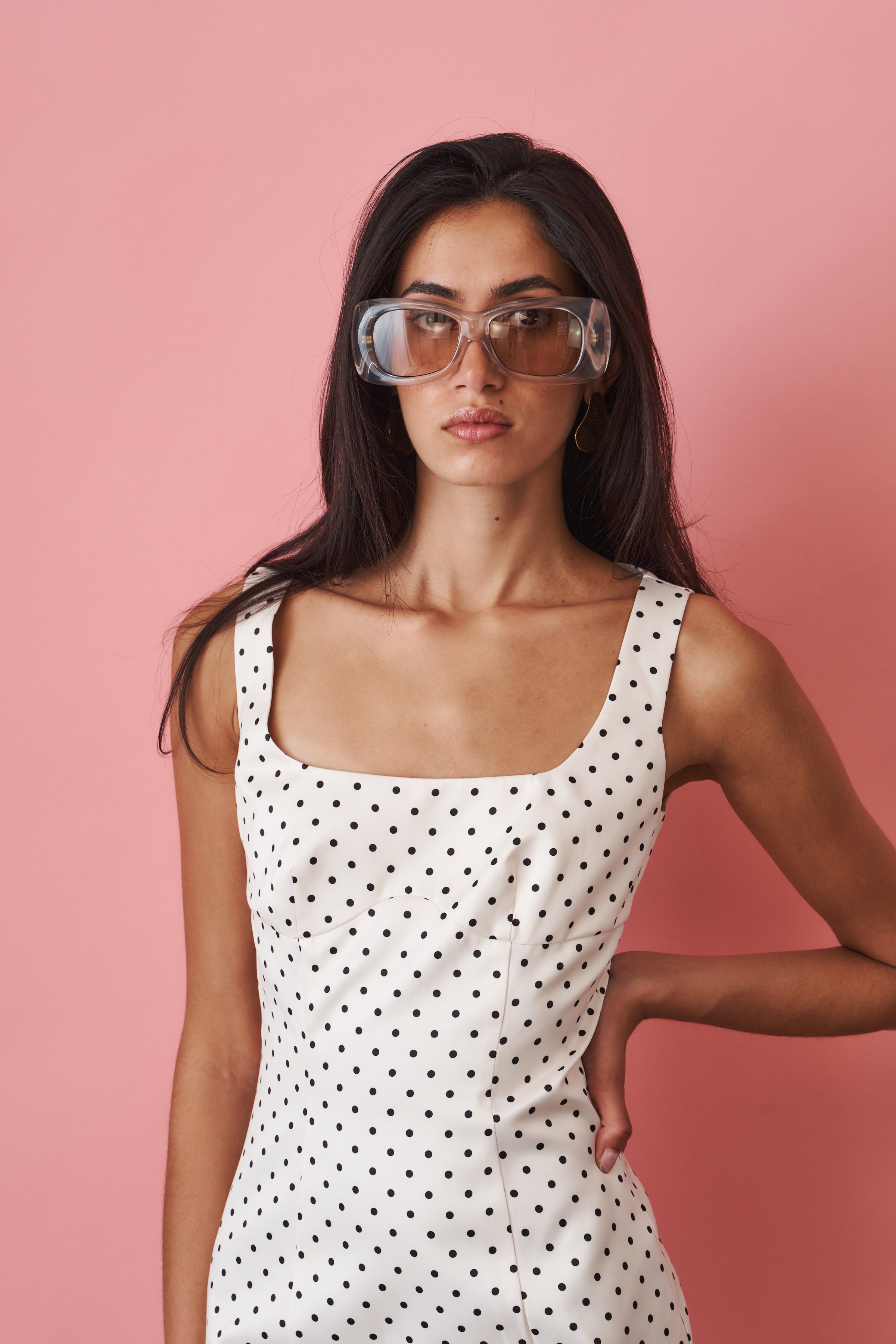 Ana Polka Dot Dress