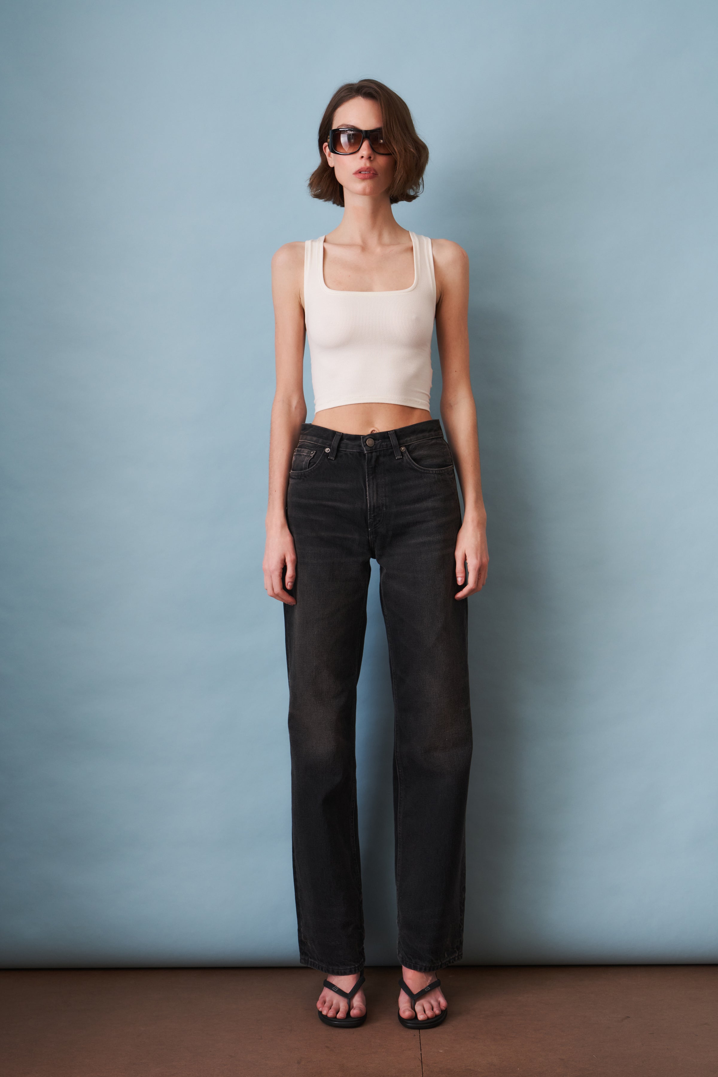 Korea Vintage Black Jean