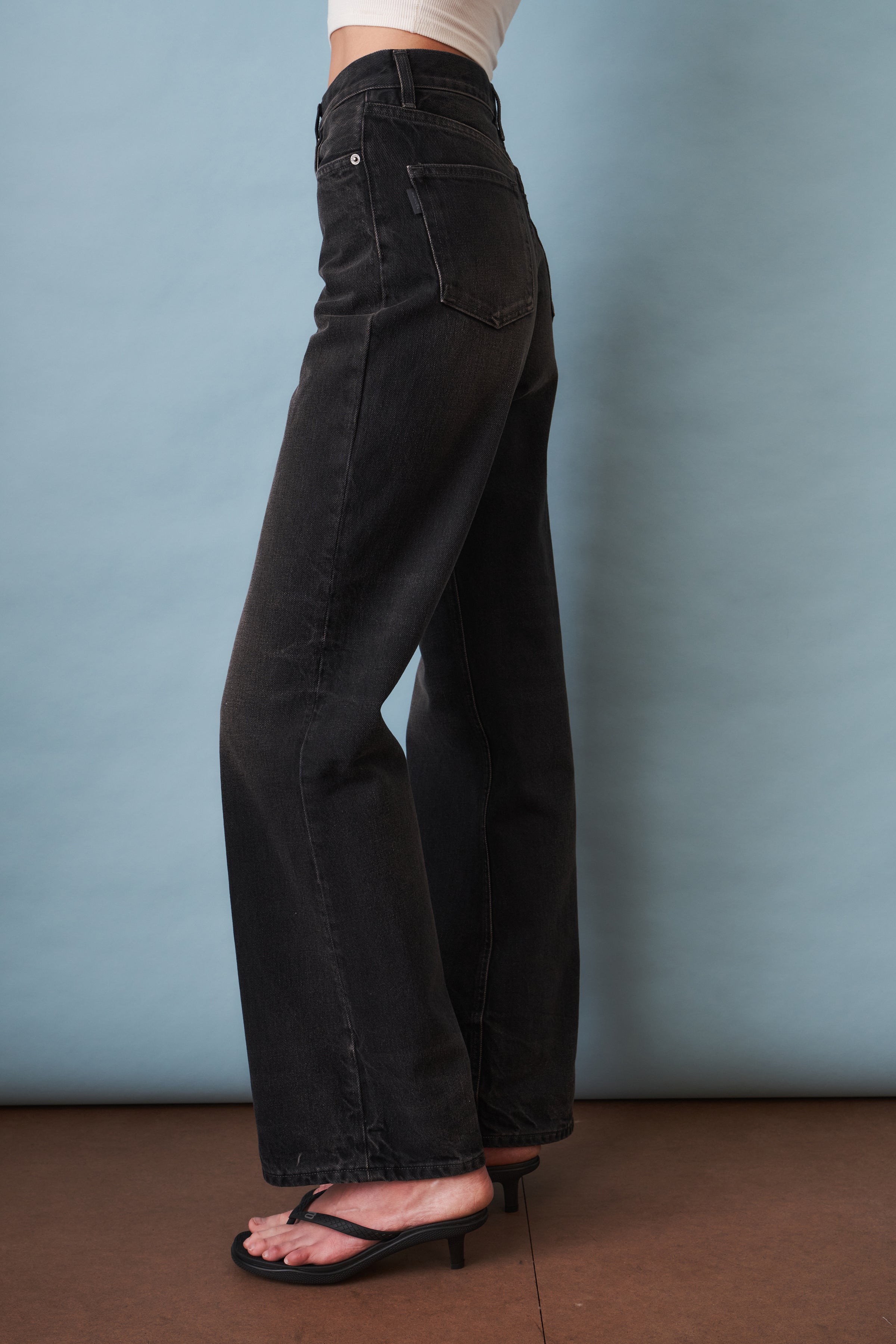 Korea Vintage Black Jean