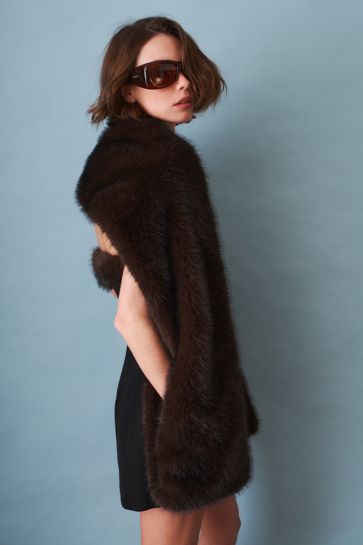 Faux Fur Shawl