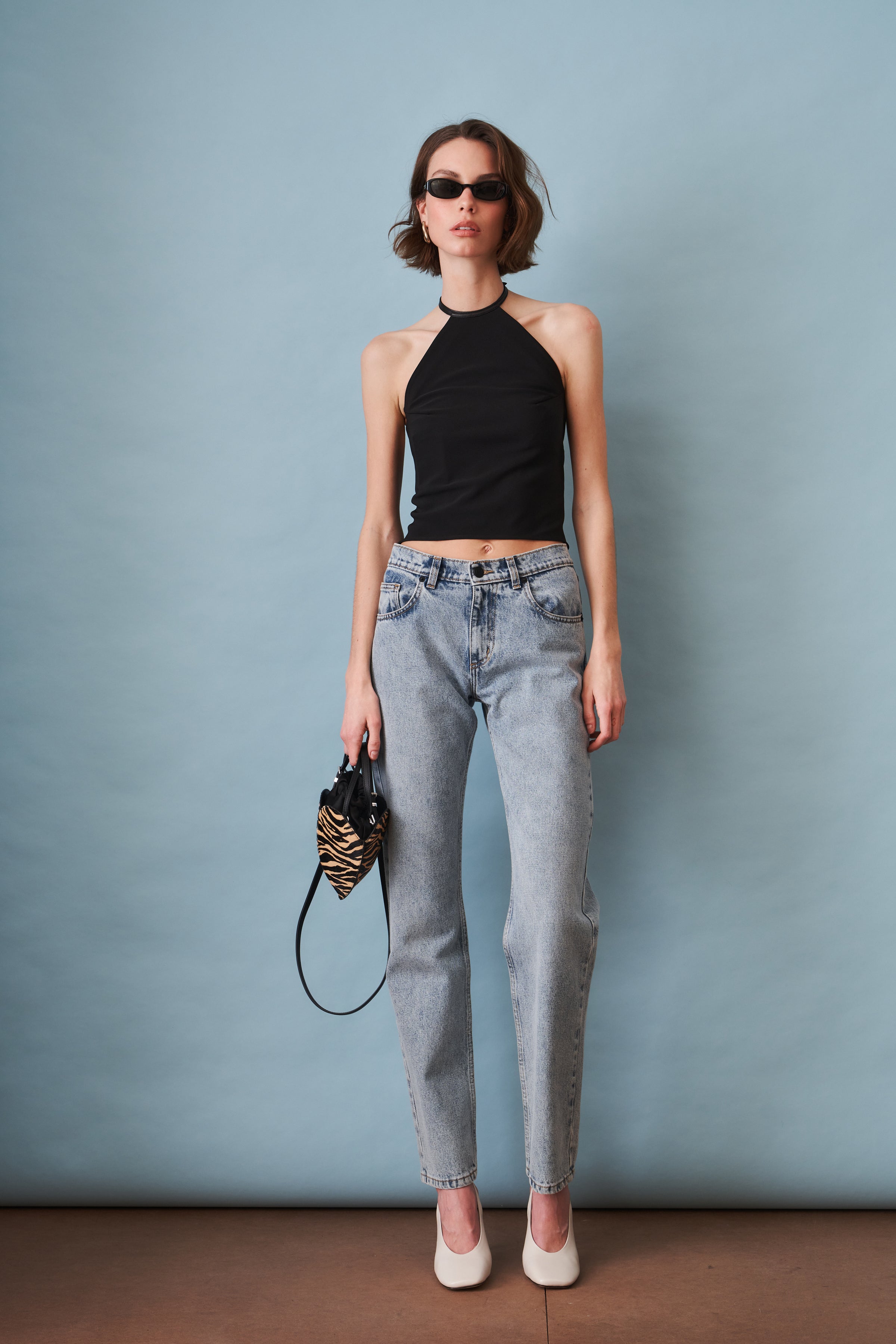 Triple Belt Halter Top