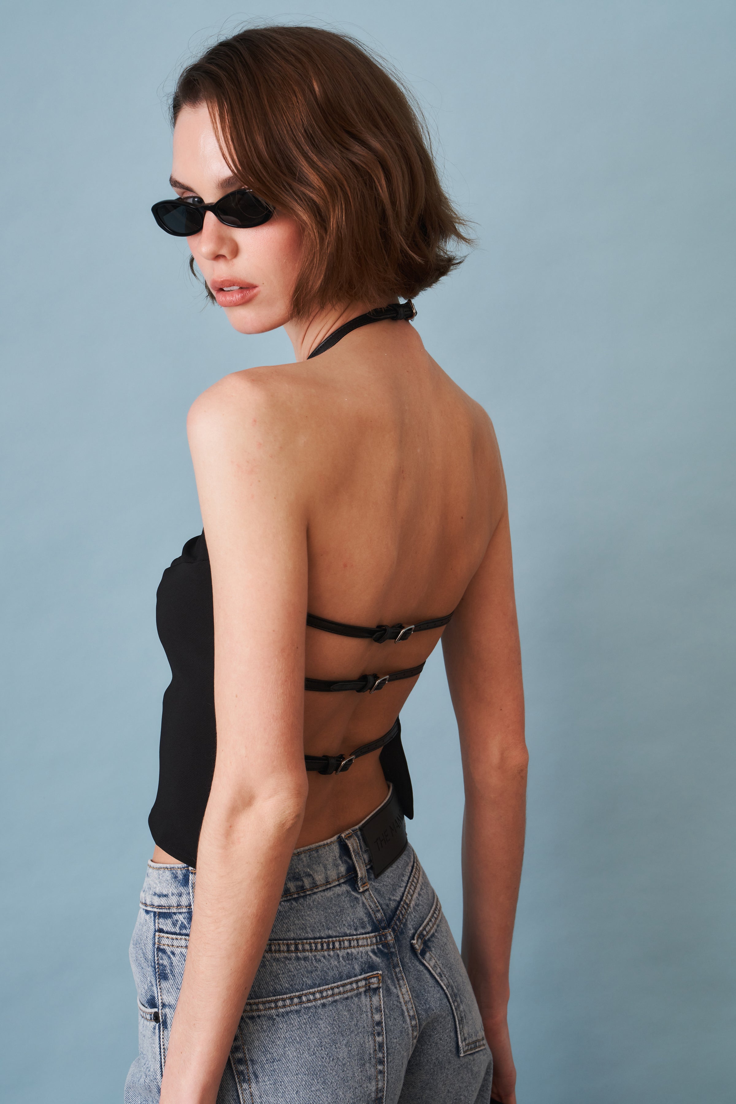Triple Belt Halter Top