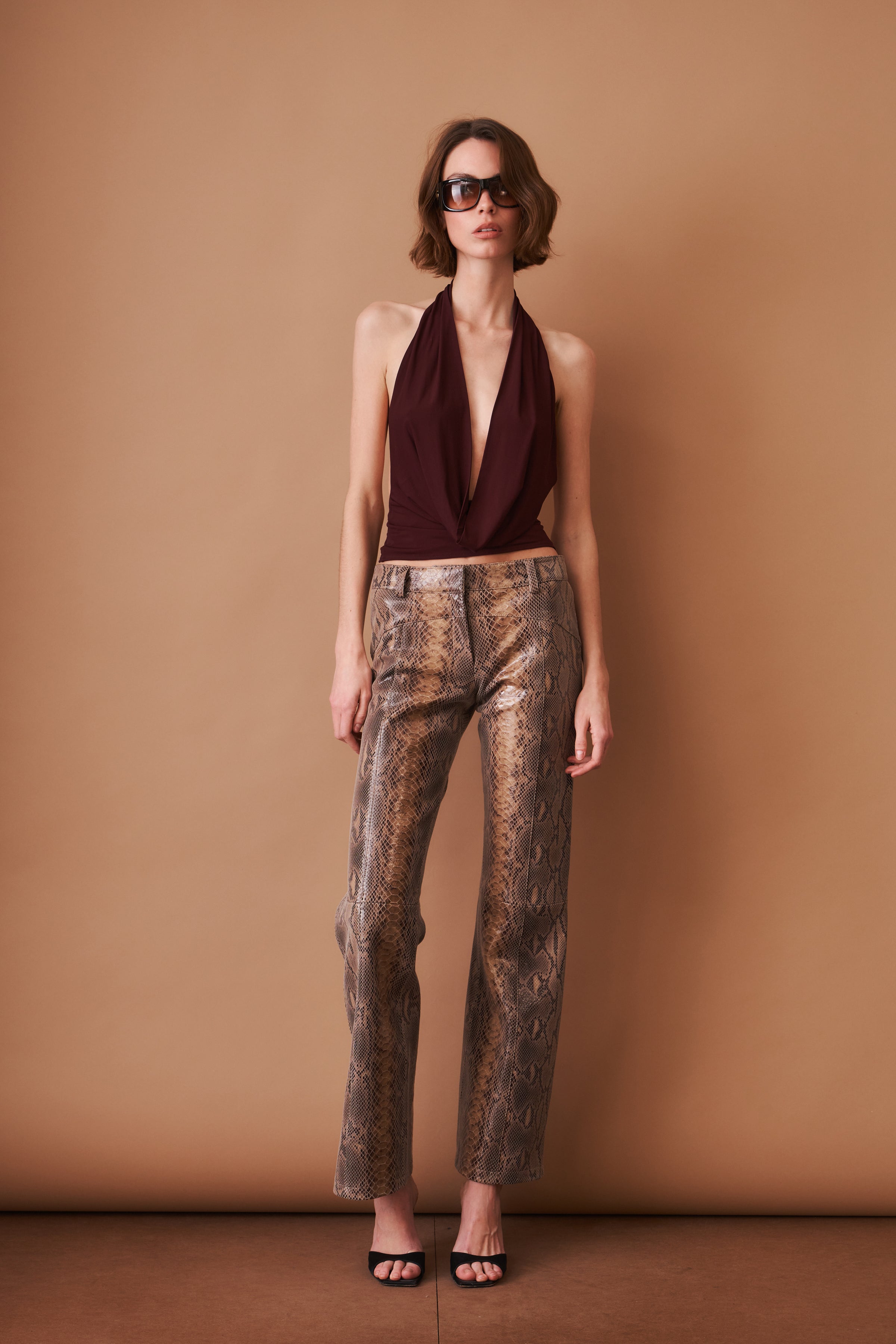 Nico Cowl Halter Top