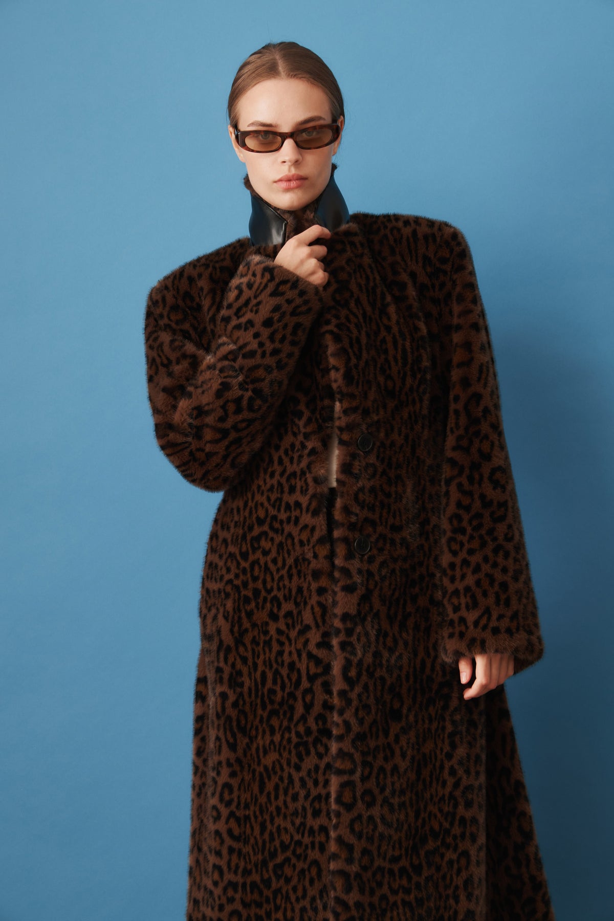 Faux Fur Coat Leopard - DÉSORDRE