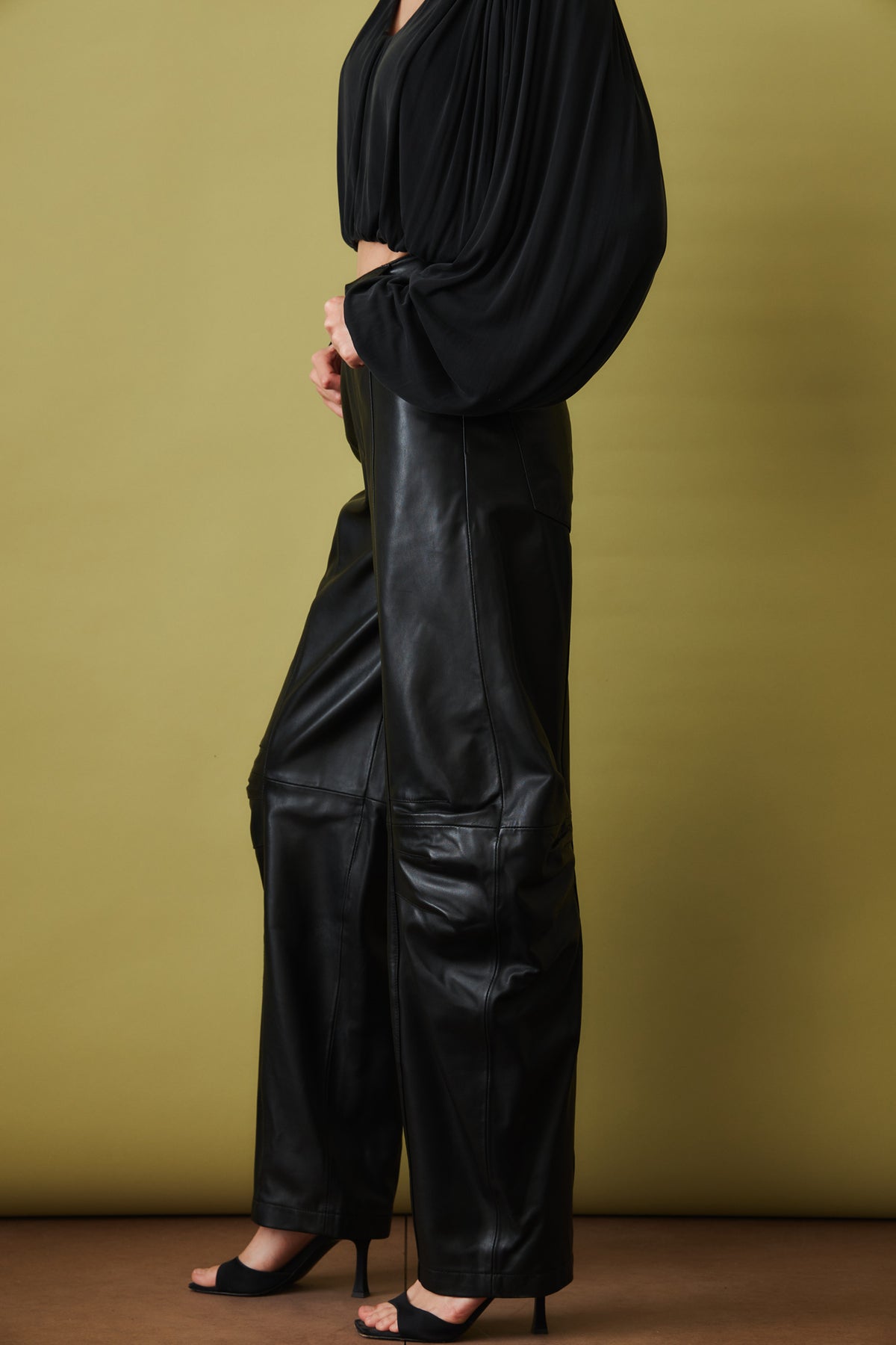 Cassandra Leather Pants - DÉSORDRE