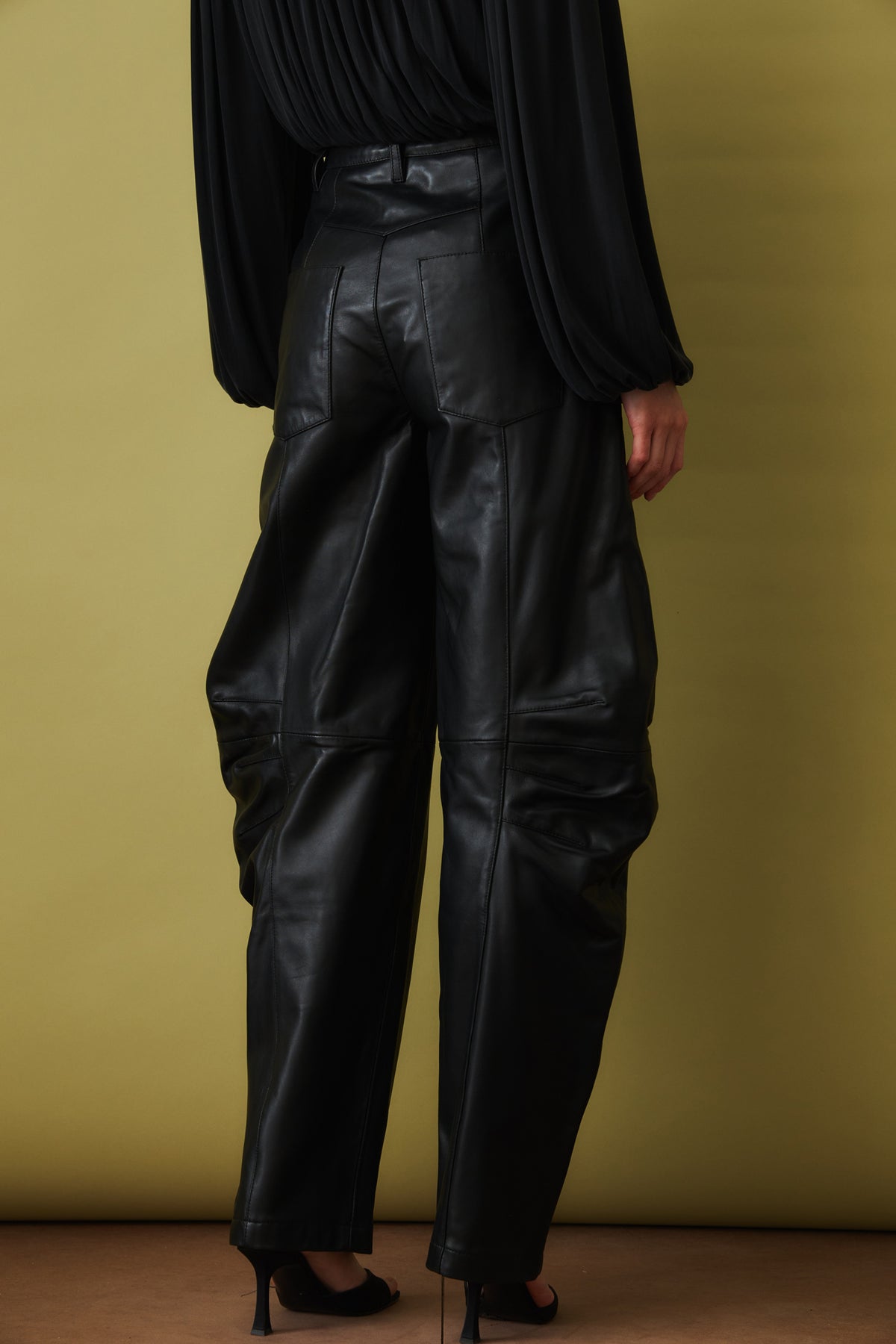 Cassandra Leather Pants - DÉSORDRE