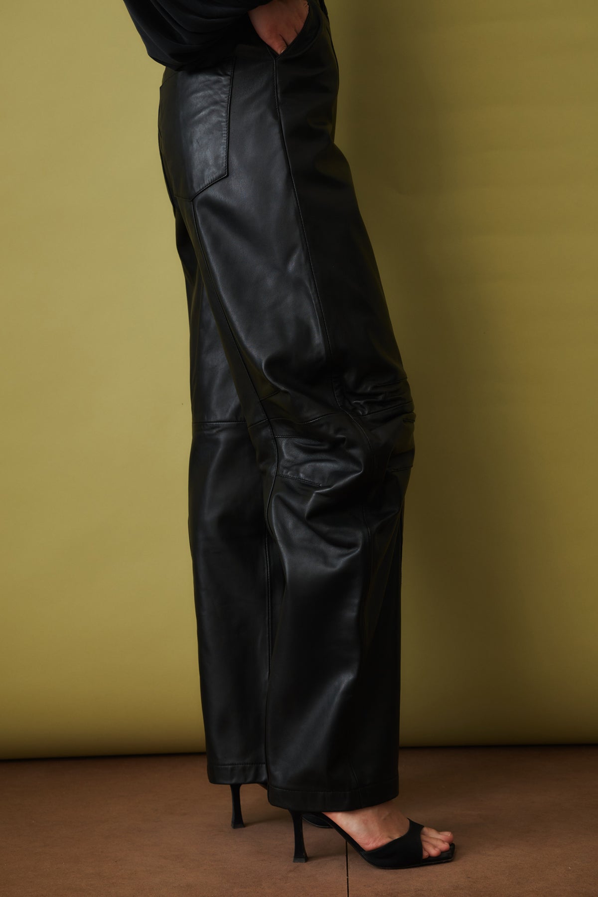 Cassandra Leather Pants - DÉSORDRE