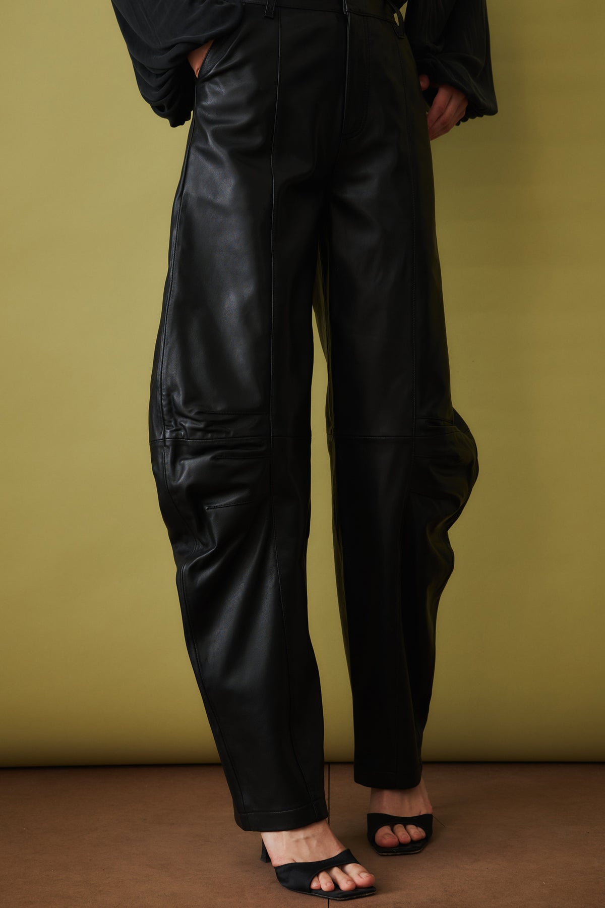 Cassandra Leather Pants - DÉSORDRE
