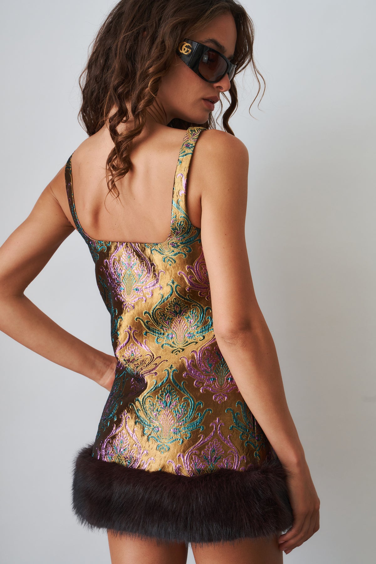 Sulvie Brocade Dress - DÉSORDRE