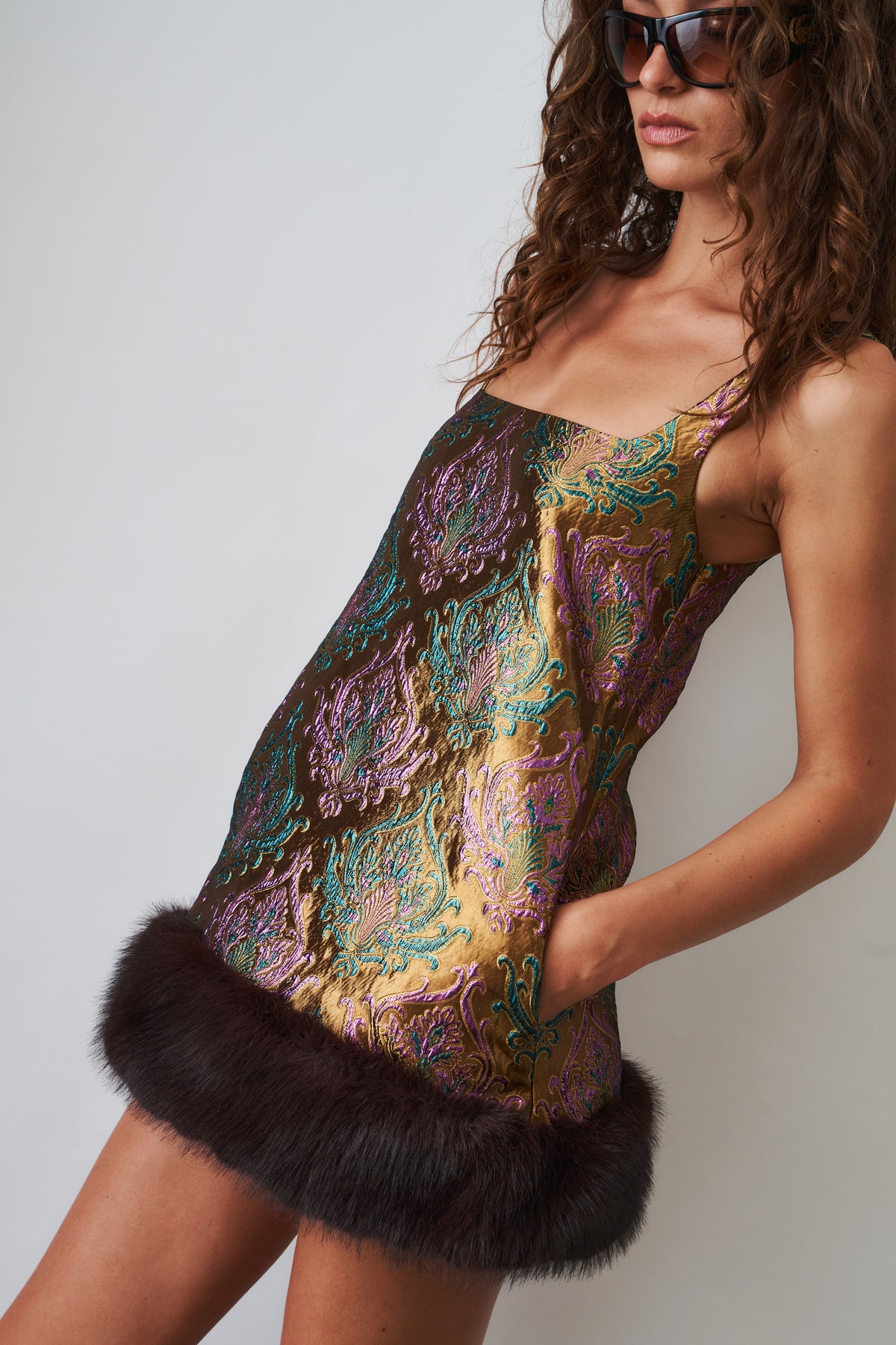 Sulvie Brocade Dress - DÉSORDRE