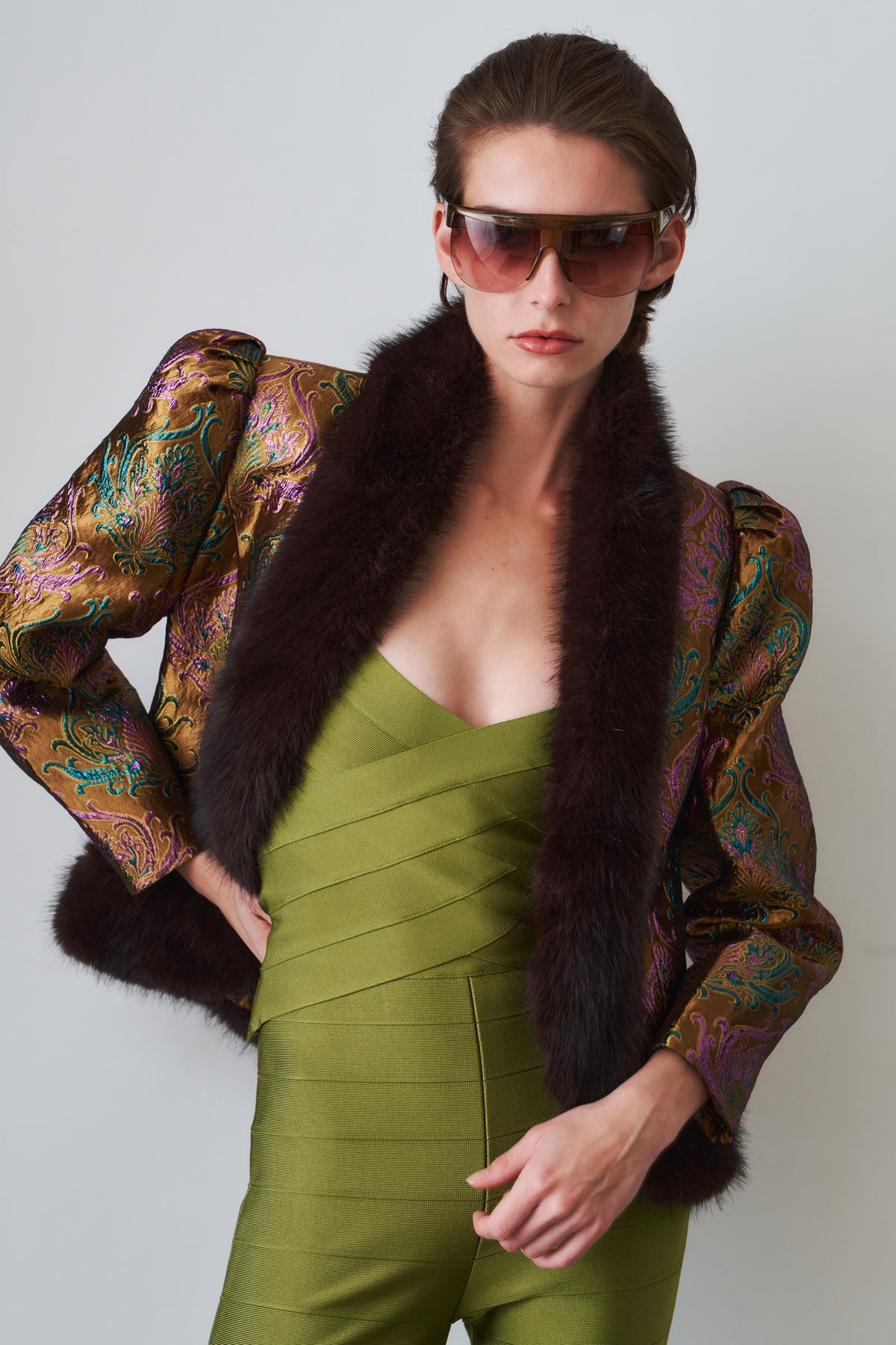 Delphira Brocade Jacket - DÉSORDRE