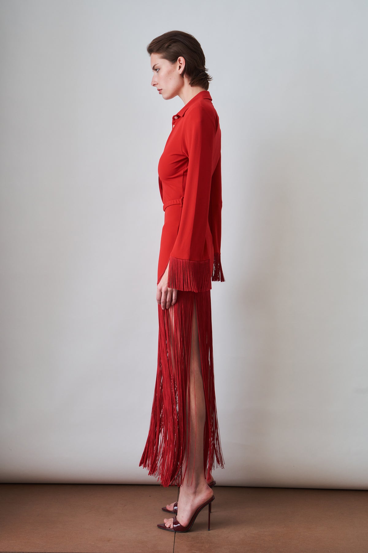 Jersey Polo Fringe Dress - DÉSORDRE