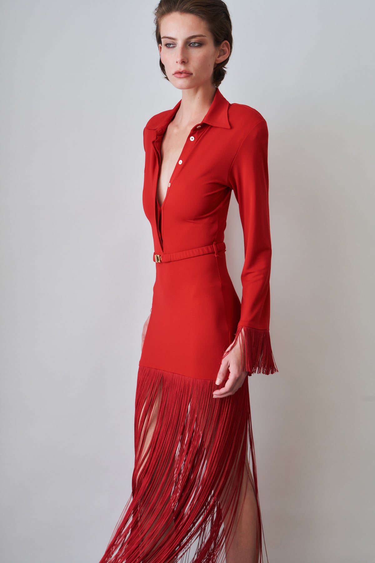 Jersey Polo Fringe Dress - DÉSORDRE
