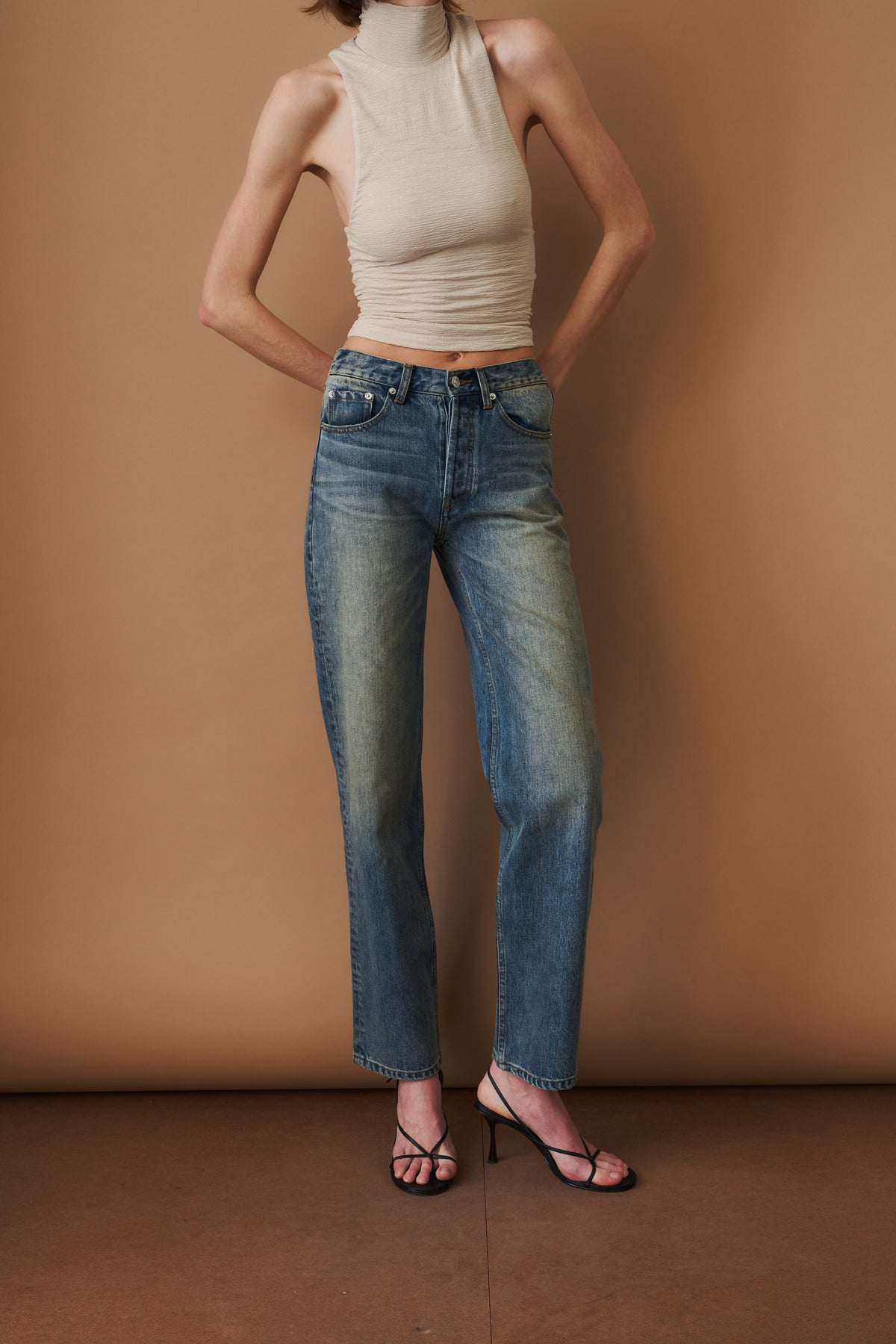 Straight Denim Jeans