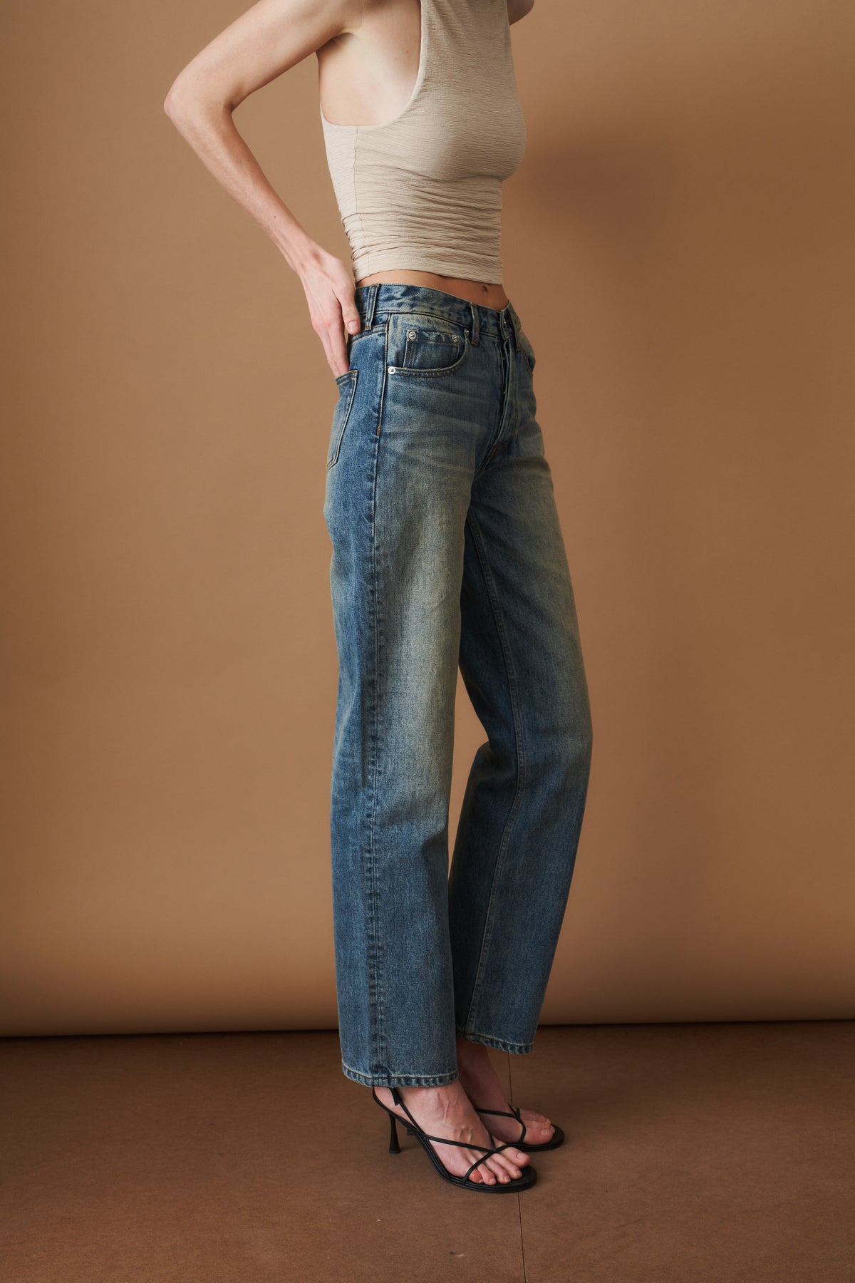 Straight Denim Jeans