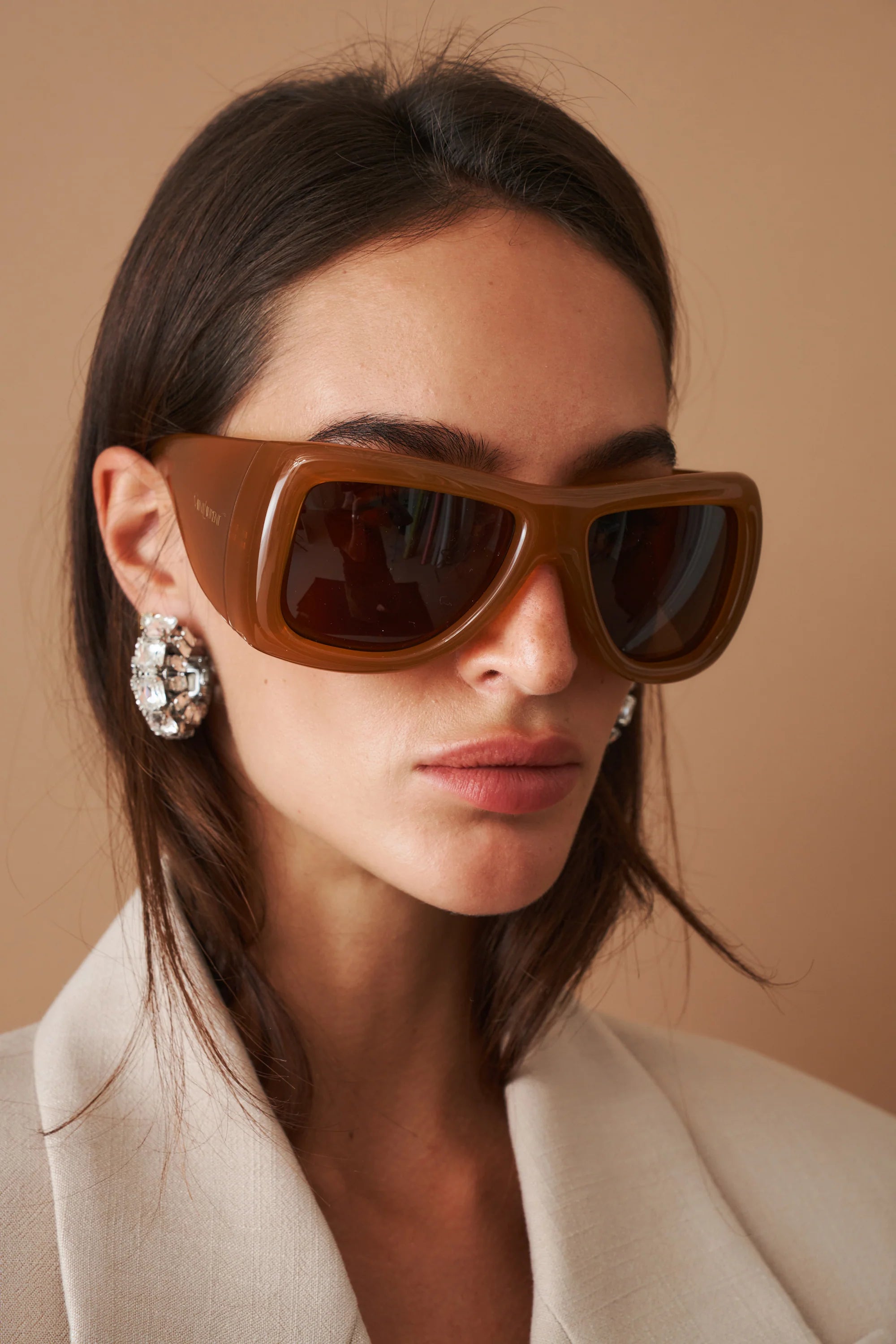 Rectangle Howl Yellow Sunglasses - DÉSORDRE