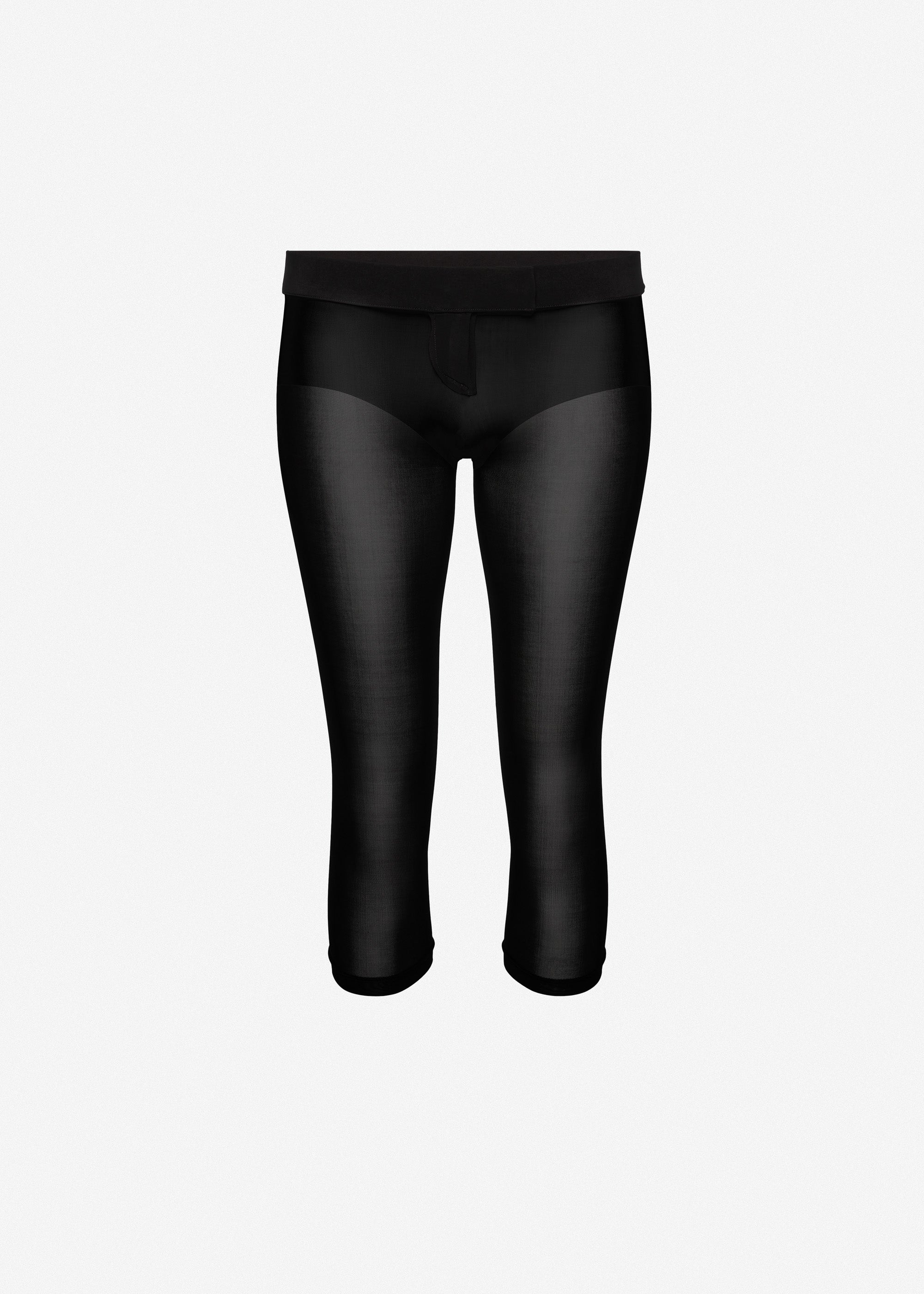 Low Rise Capri Pants in Black - Magda Butrym