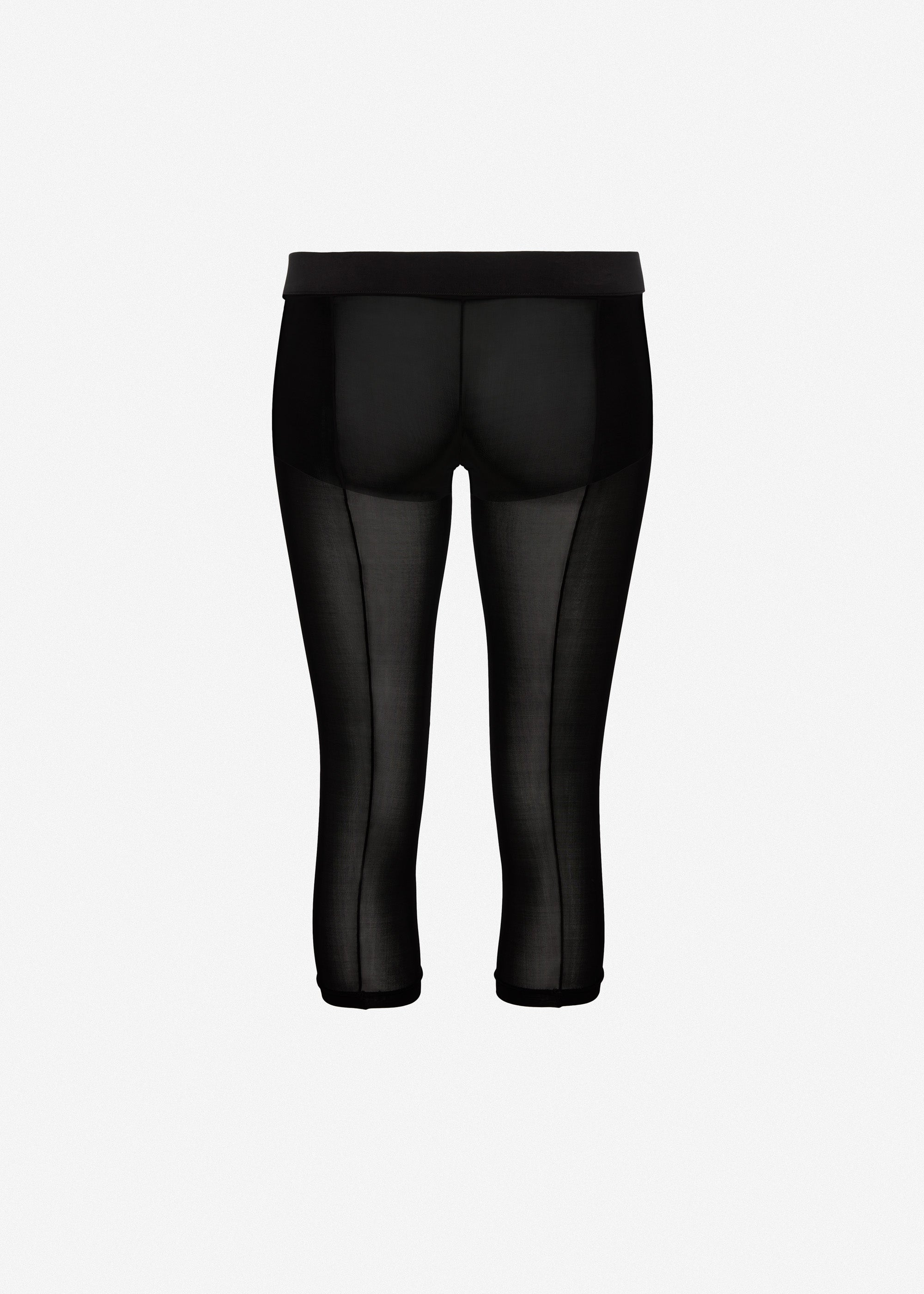 Low Rise Capri Pants in Black - Magda Butrym