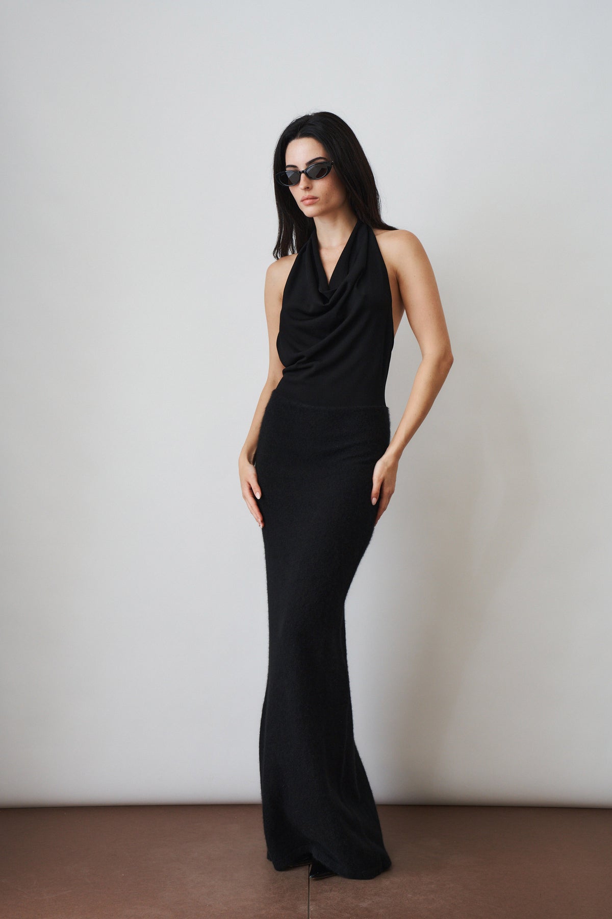 iro black dress Aya Muse Sequin cocktail dresses Iro’s Anokia silk Formal Dress Black Off Color:Black-Ivory