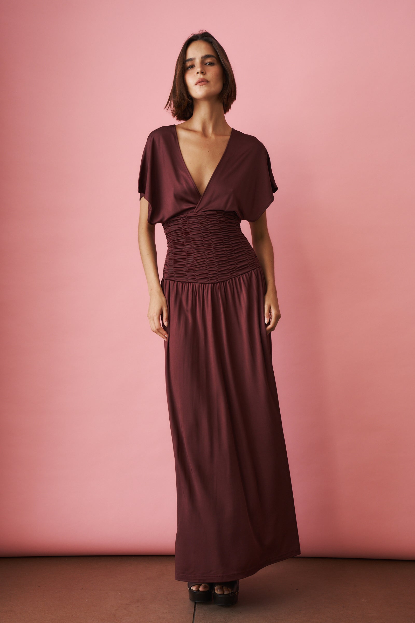 Anara Dress Merlot