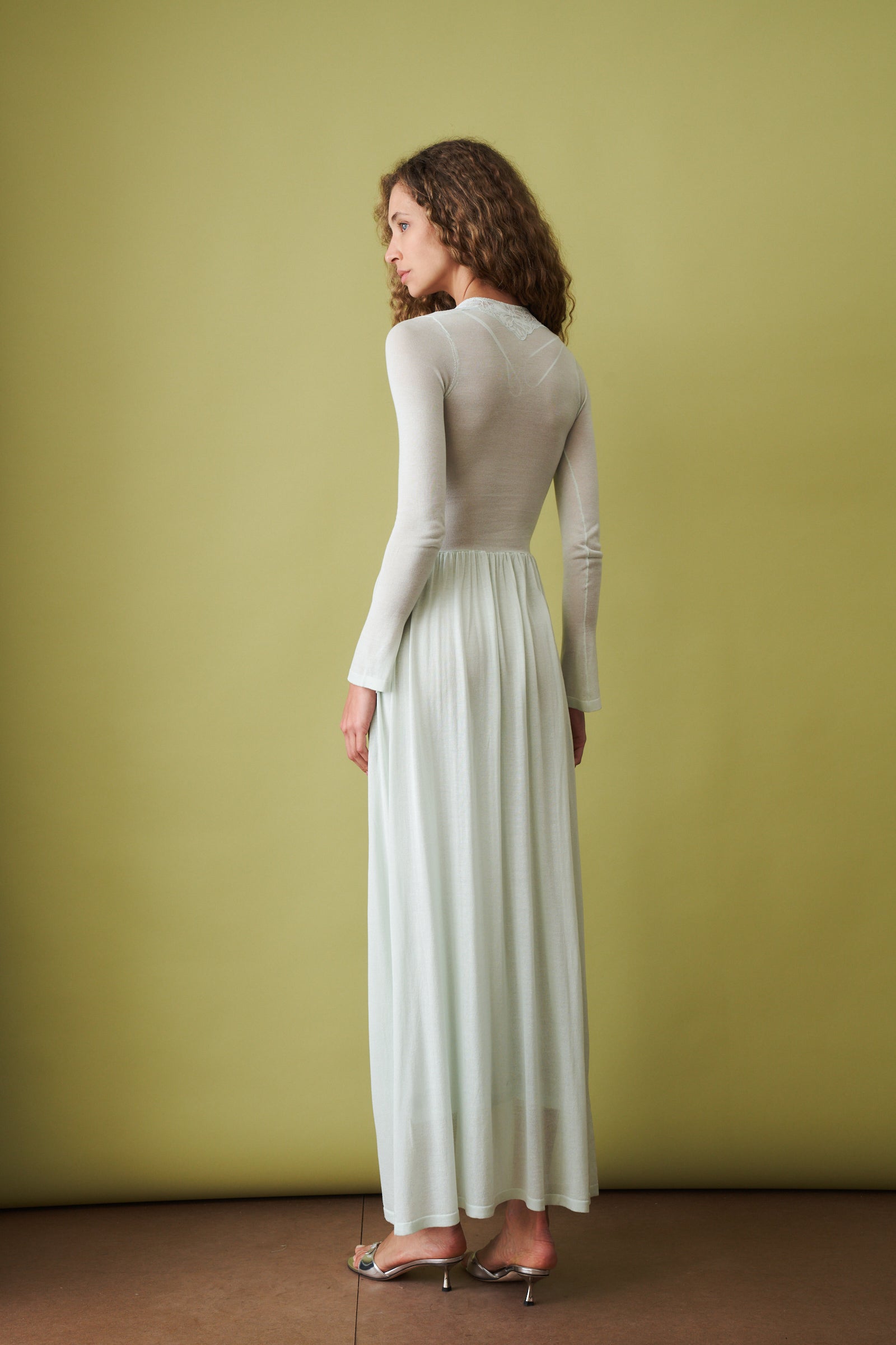 Maris Dress Eucalyptus - DÉSORDRE