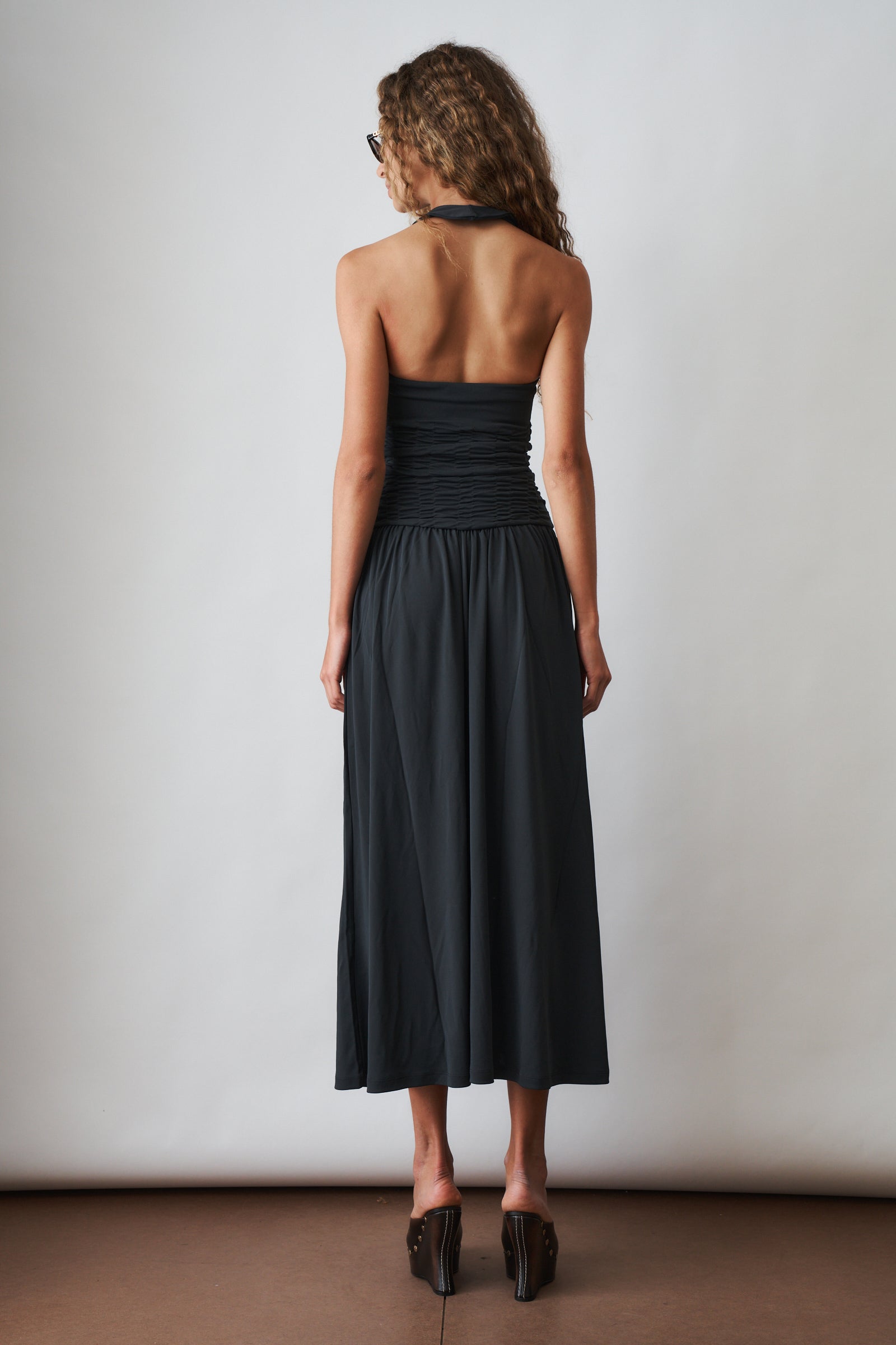 Palo Maxi Dress Gray - DÉSORDRE
