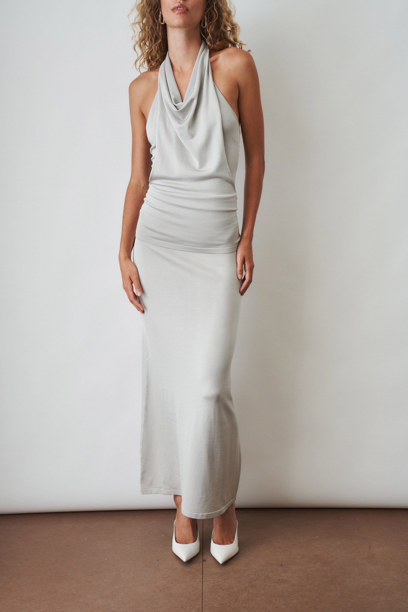 Sereno Dress Grey - DÉSORDRE