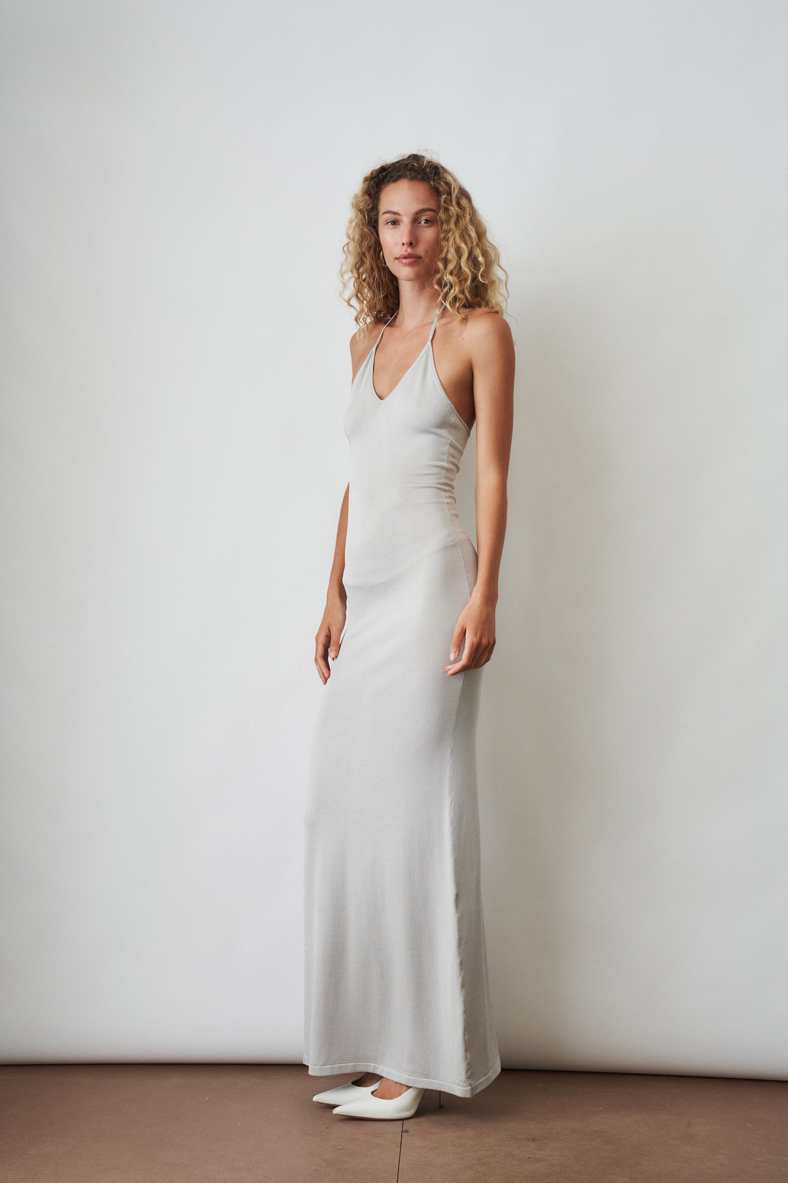 Sereno Dress Grey - DÉSORDRE