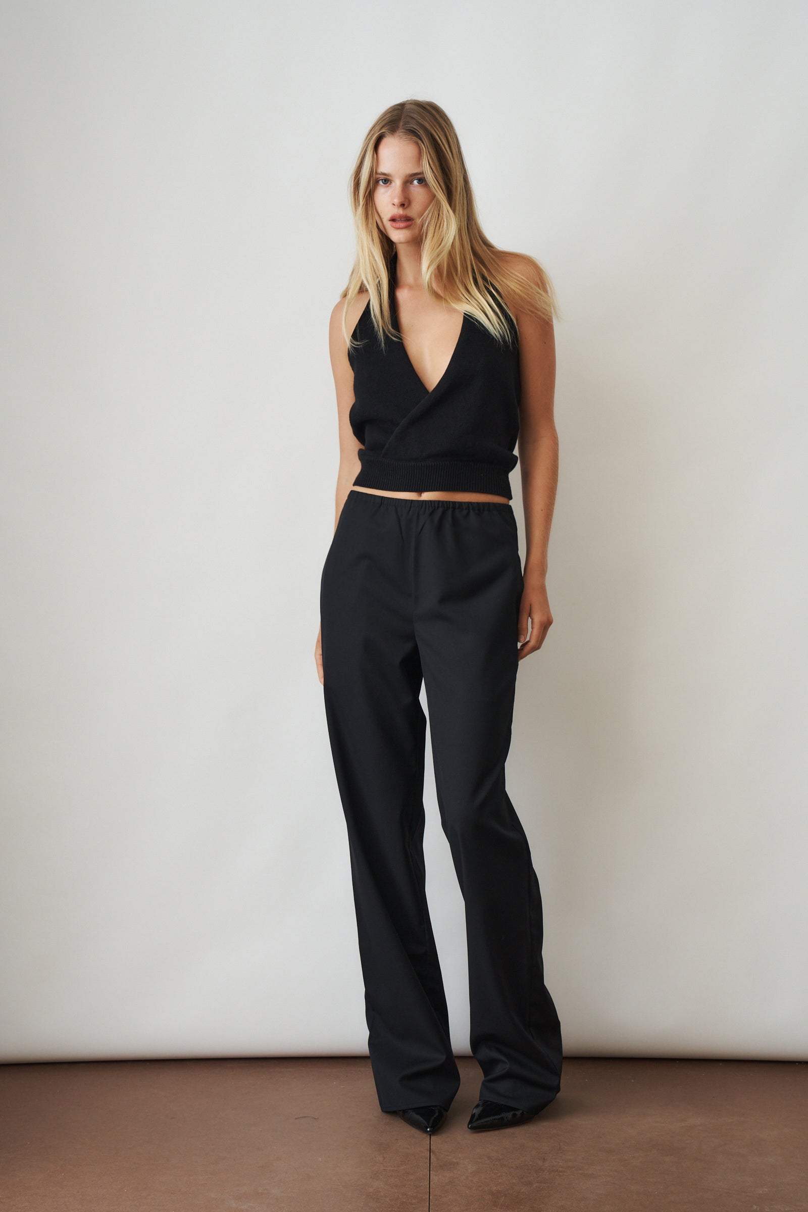 Fay Simple Trousers Black - DÉSORDRE