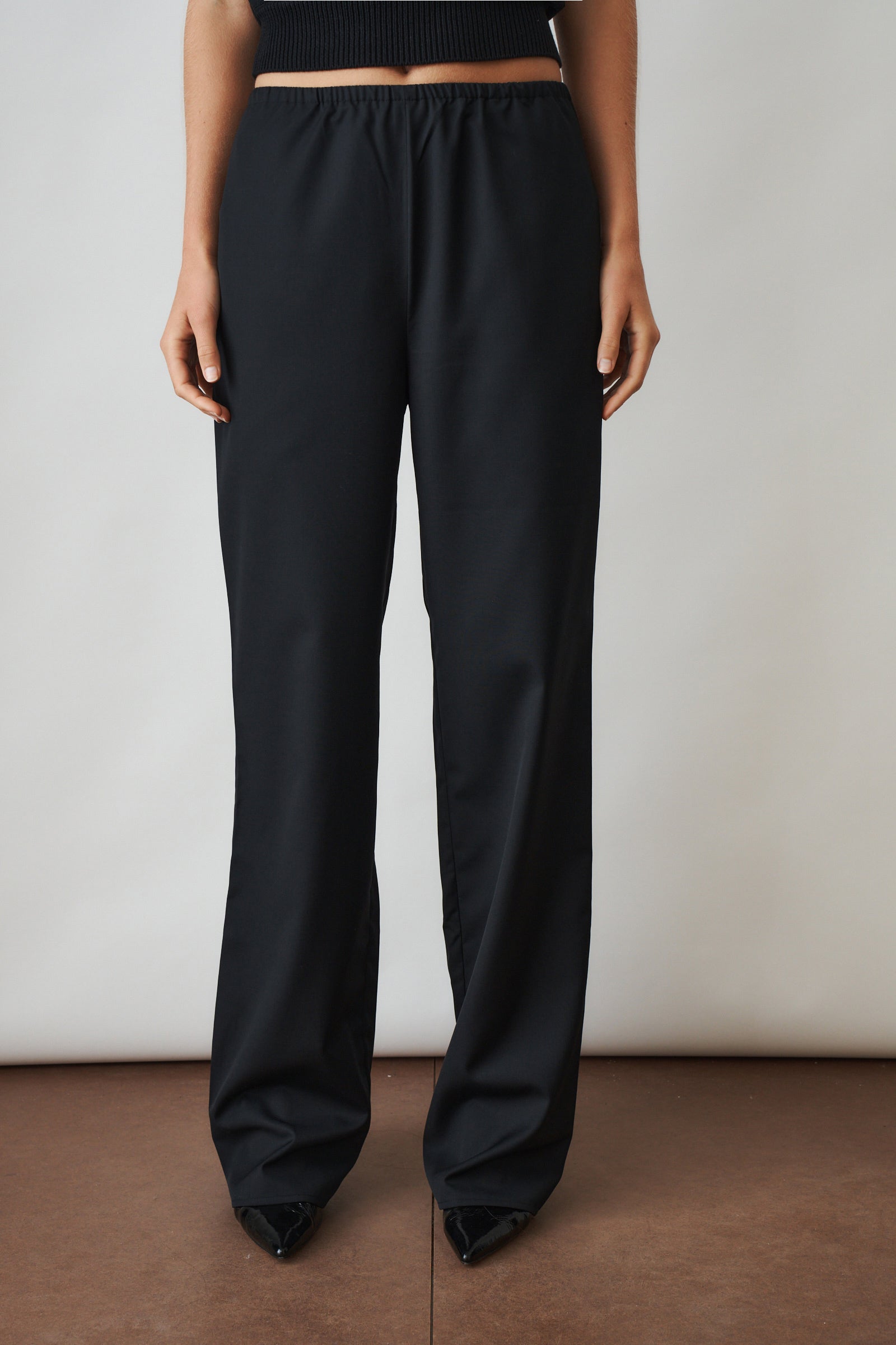 Fay Simple Trousers Black - DÉSORDRE