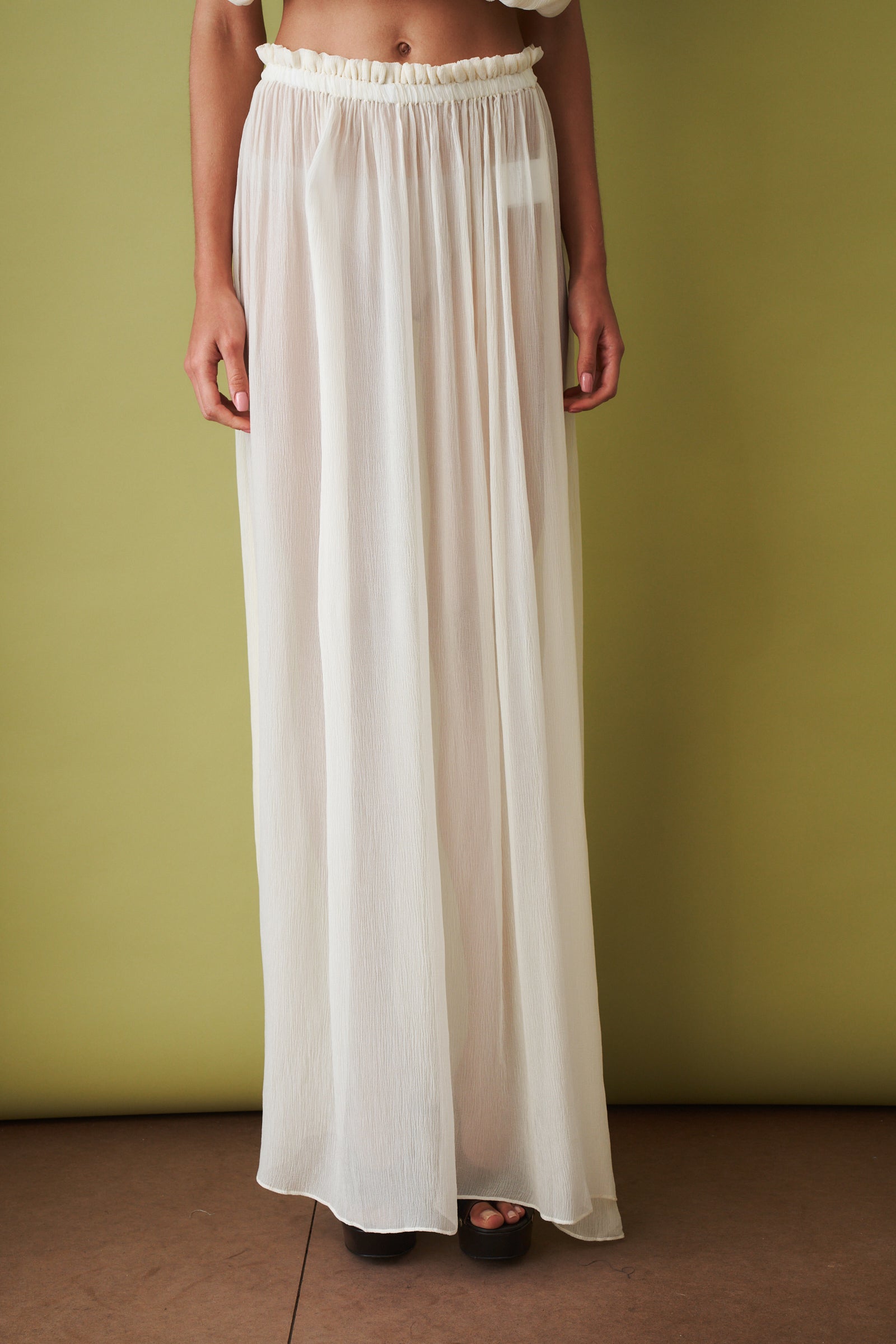 Palli Skirt Ivory - DÉSORDRE