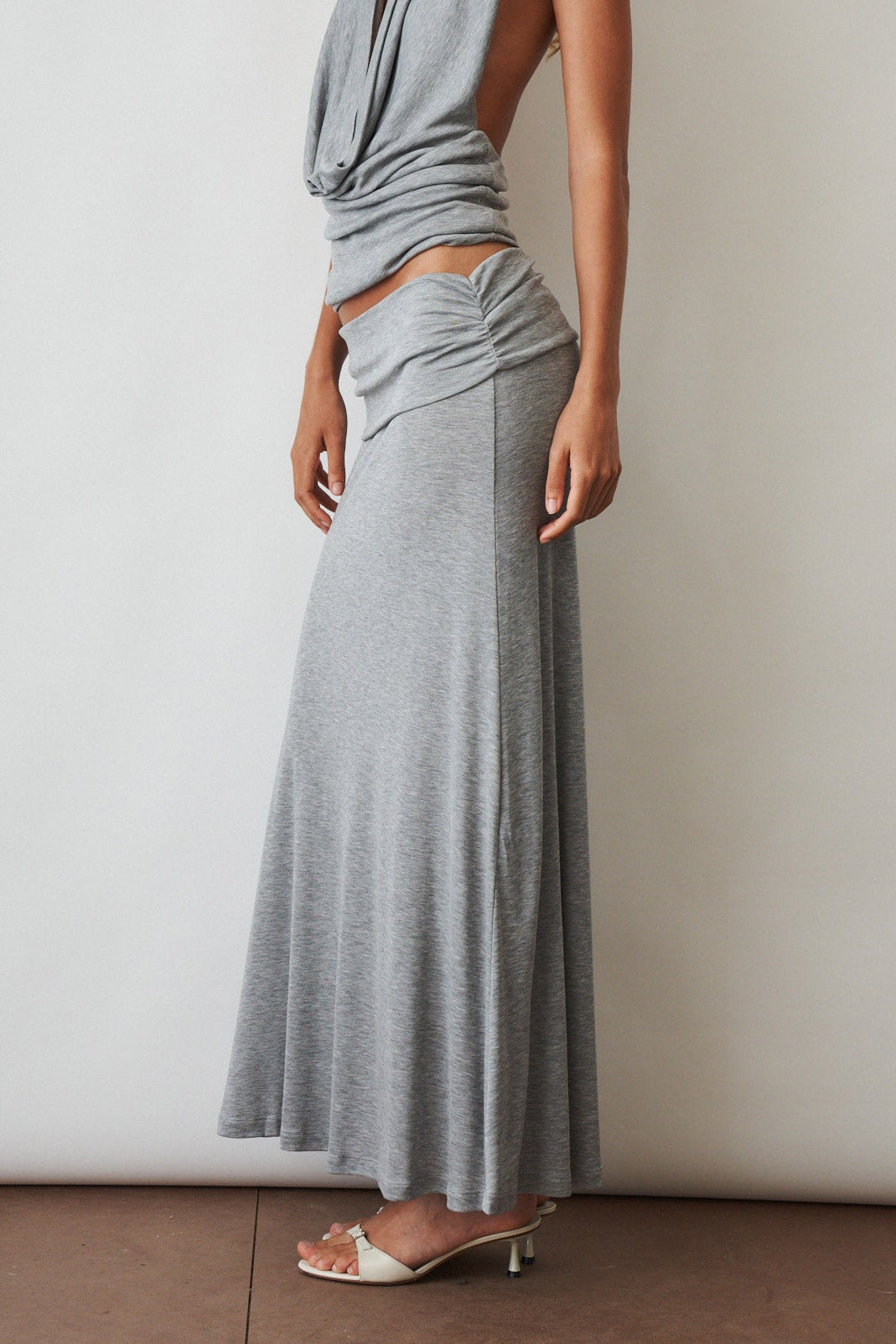 Ferya Skirt Gray - DÉSORDRE