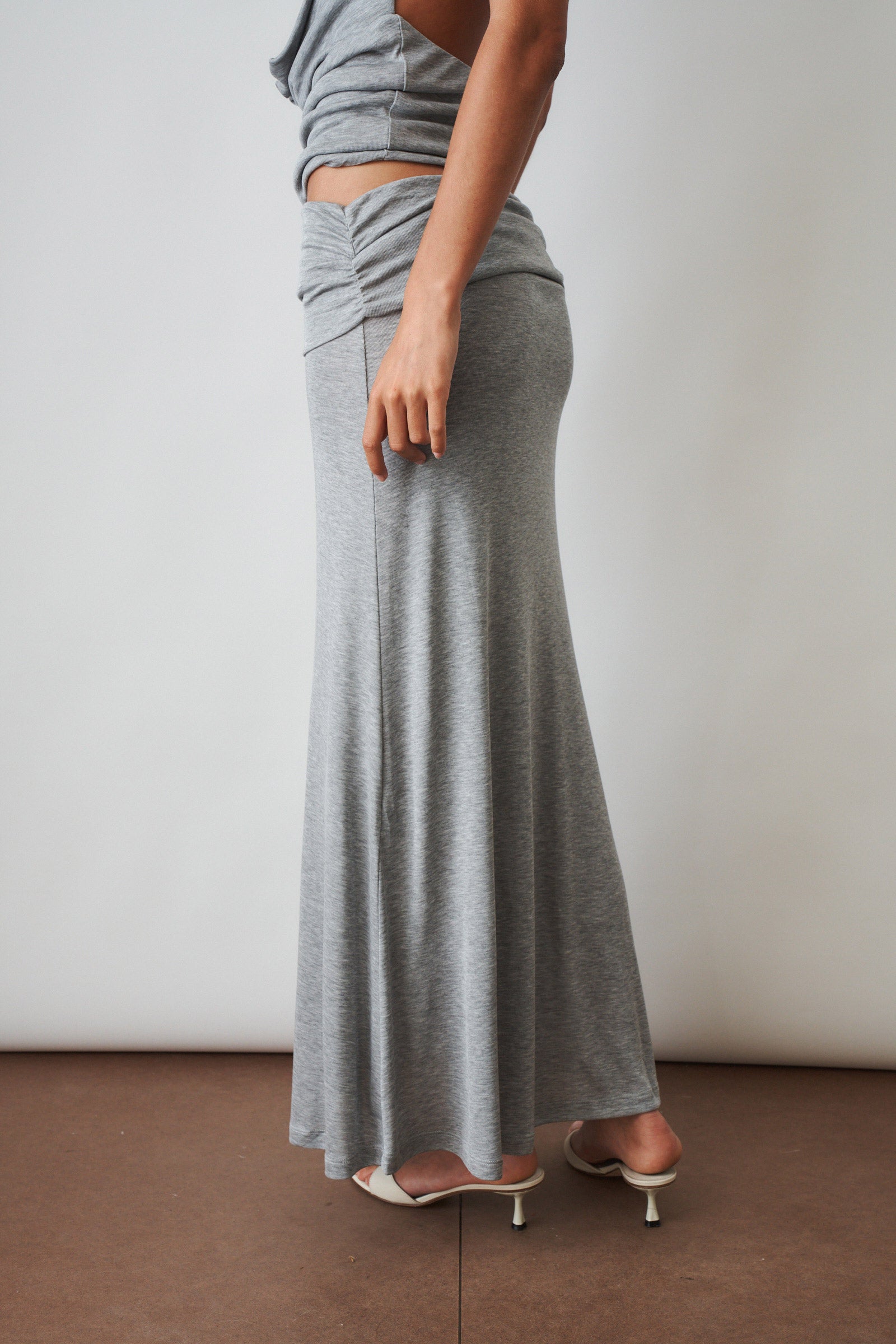 Ferya Skirt Gray - DÉSORDRE