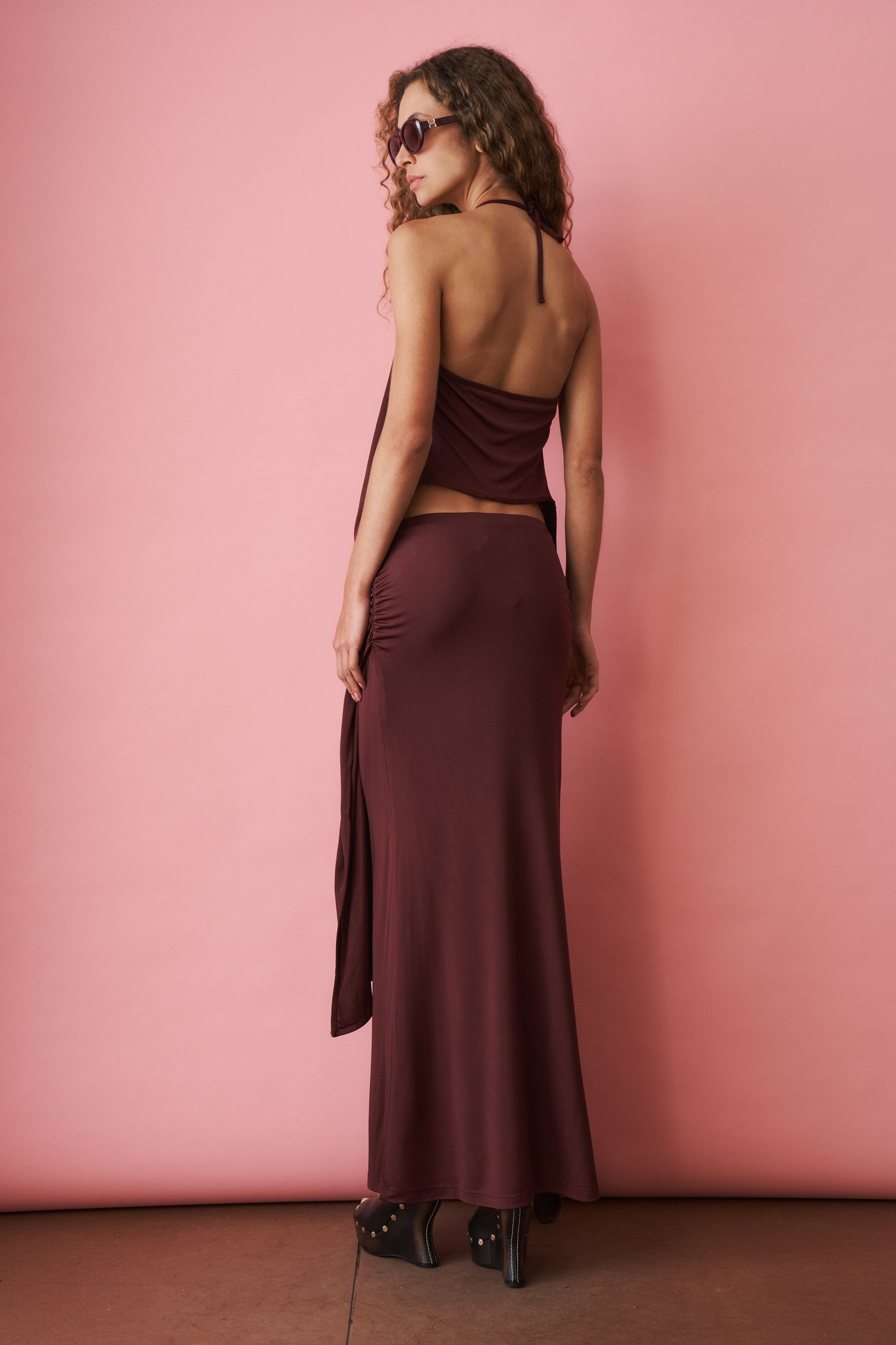 Kaima Skirt Merlot - DÉSORDRE