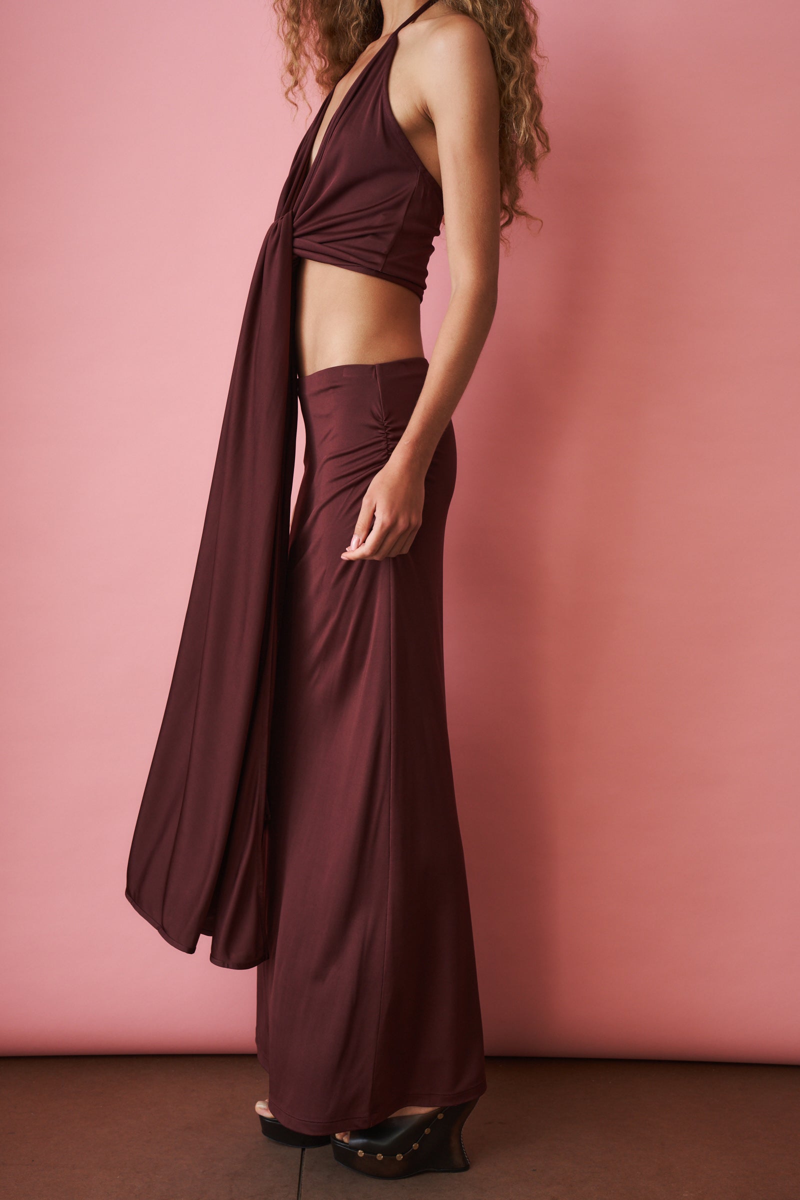 Kaima Skirt Merlot - DÉSORDRE