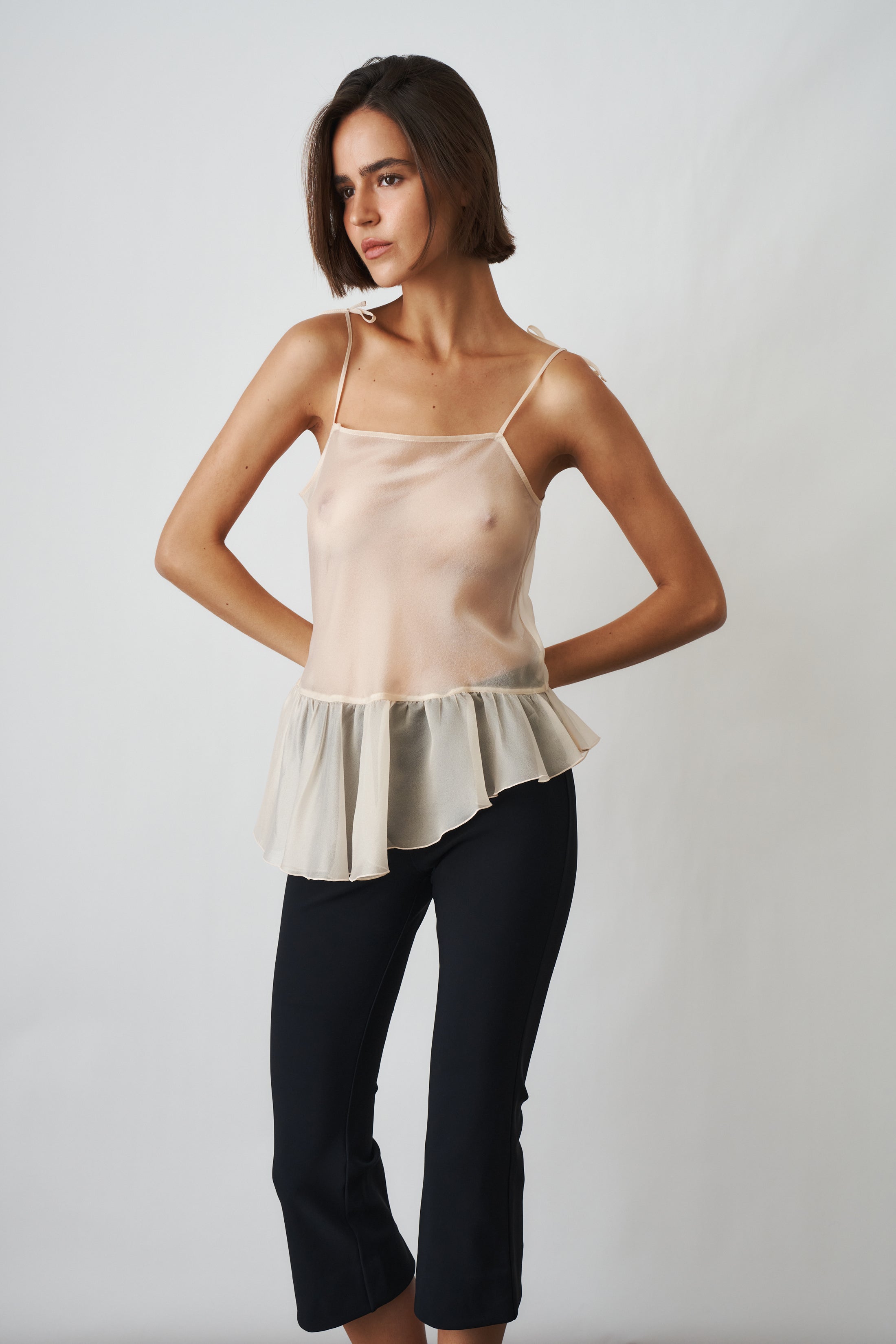 Olyra Top Champagne - DÉSORDRE