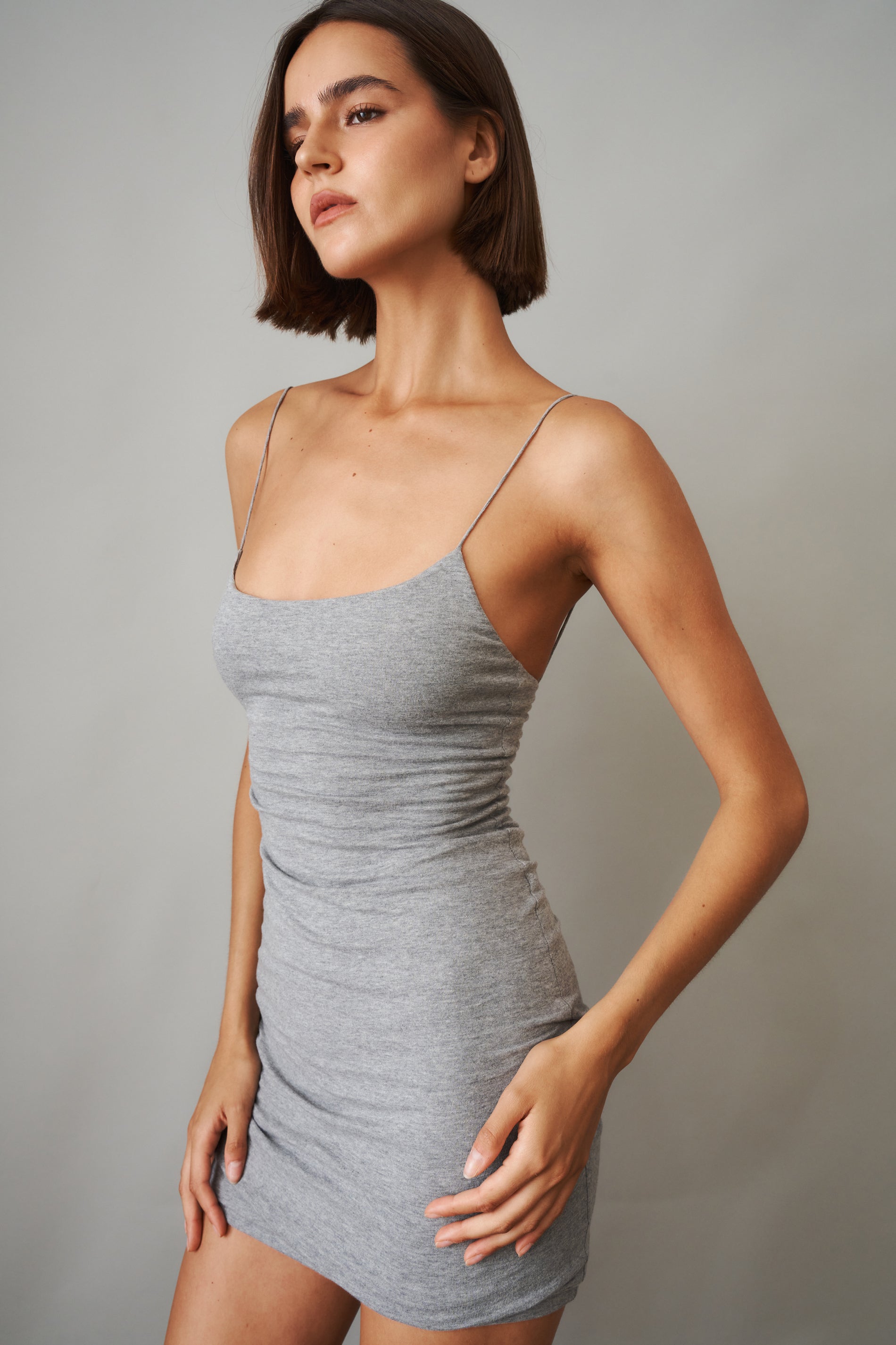 Kate Grey Dress - DÉSORDRE