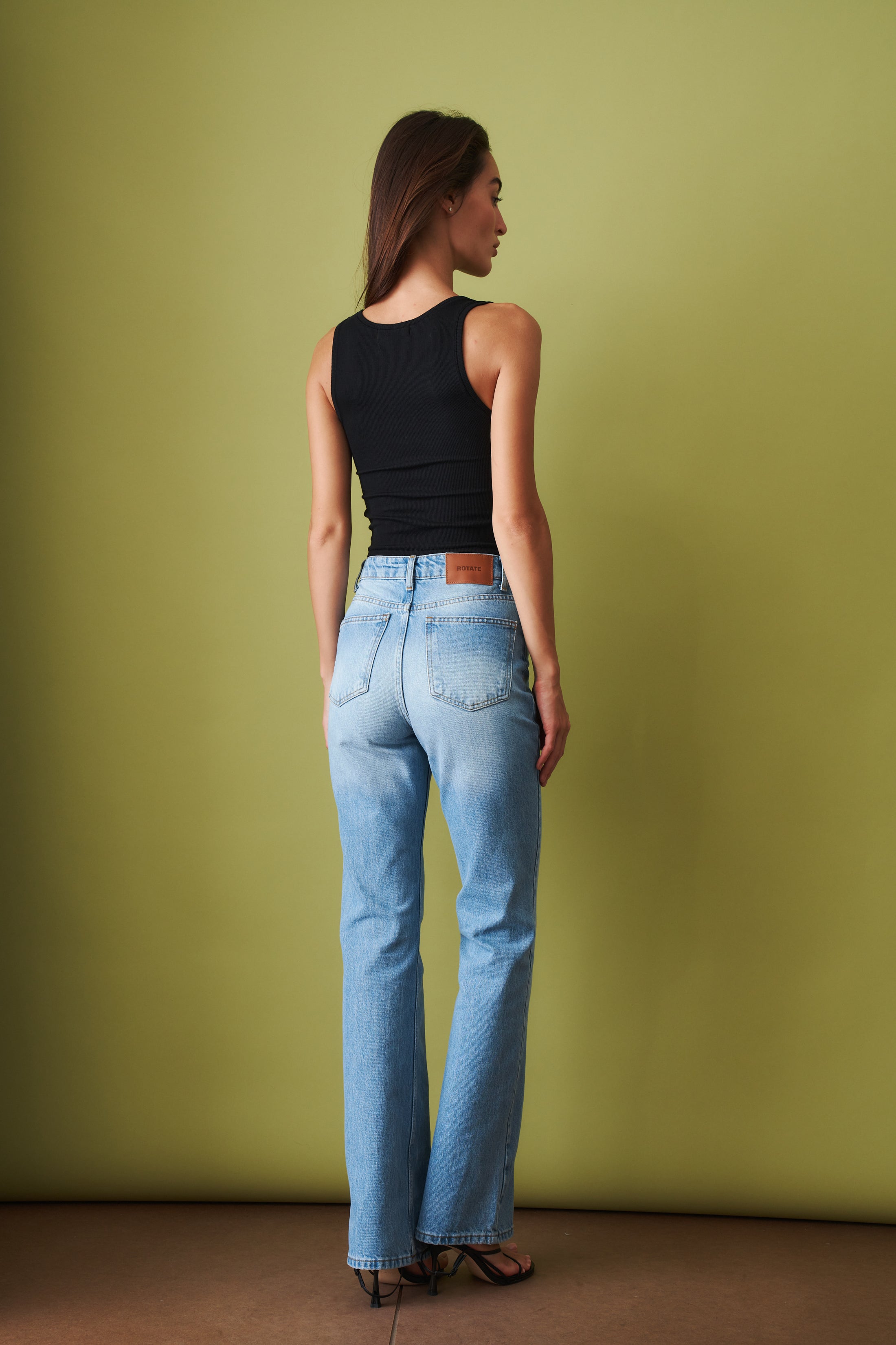 Square Neck Tank Black - DÉSORDRE