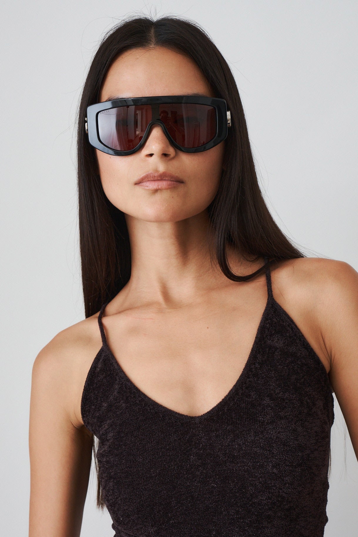Black Red Mask Sunglasses - DÉSORDRE