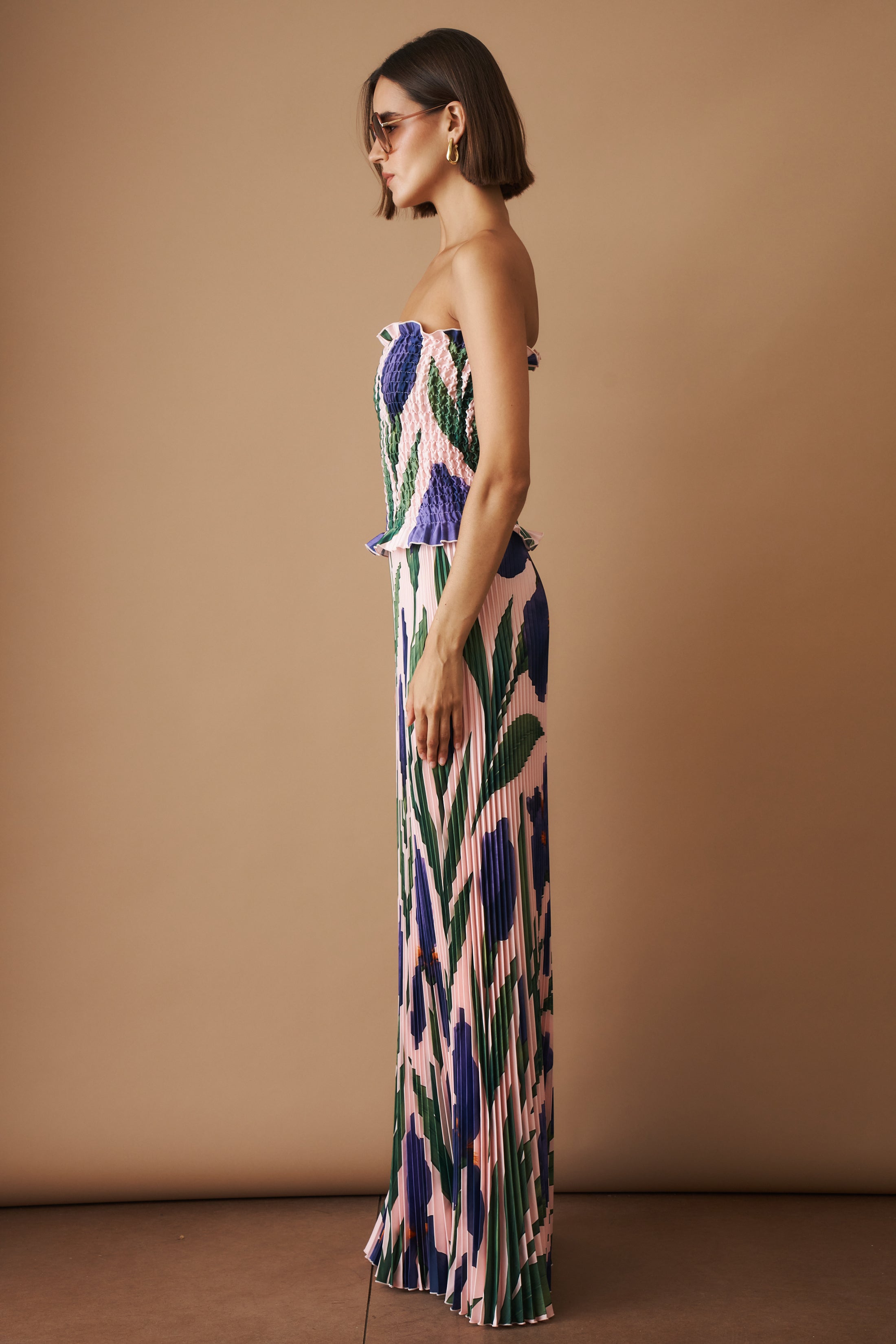 Maya Gown Iris Dress - DÉSORDRE