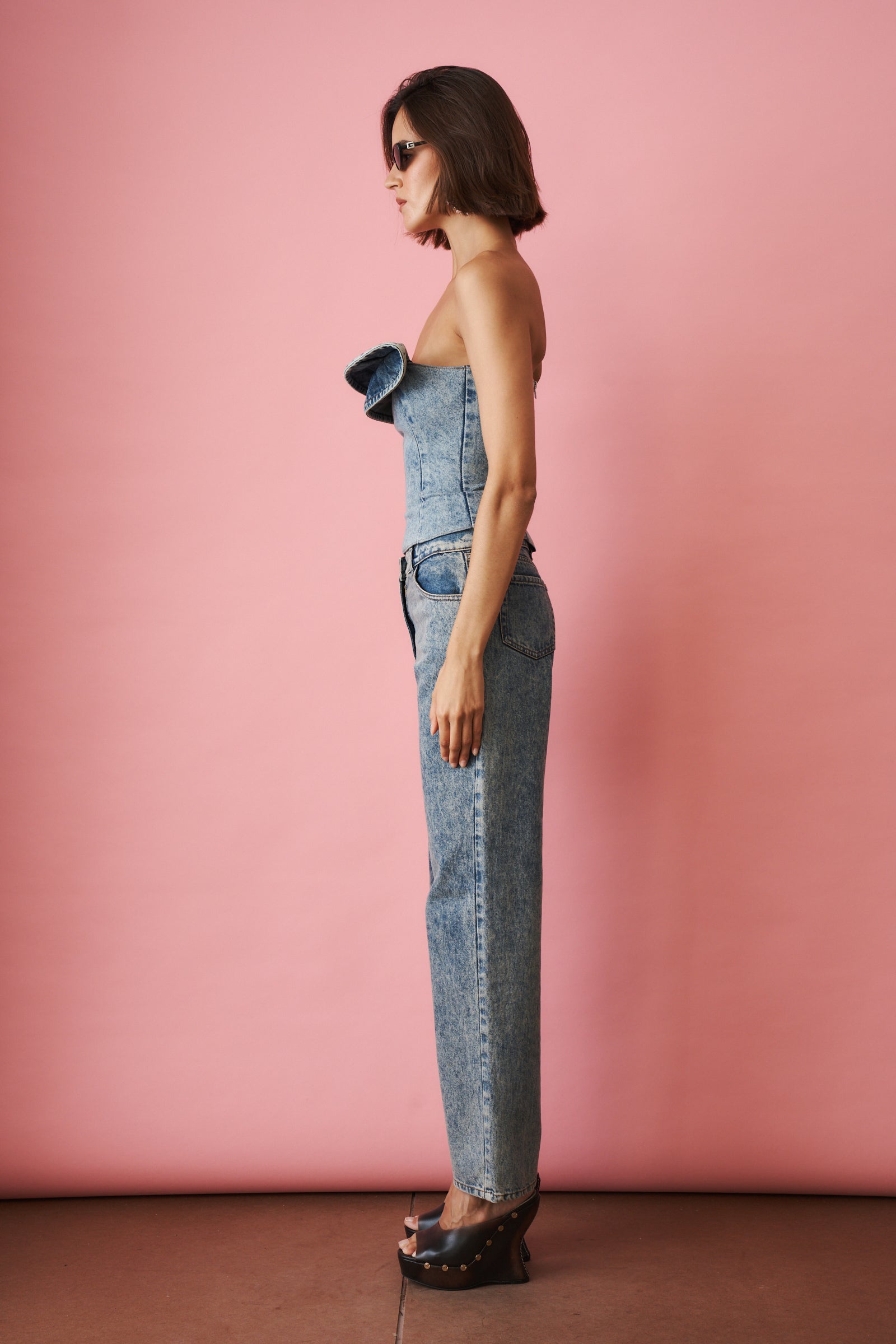 Vintage Denim Straight Leg Jeans - DÉSORDRE
