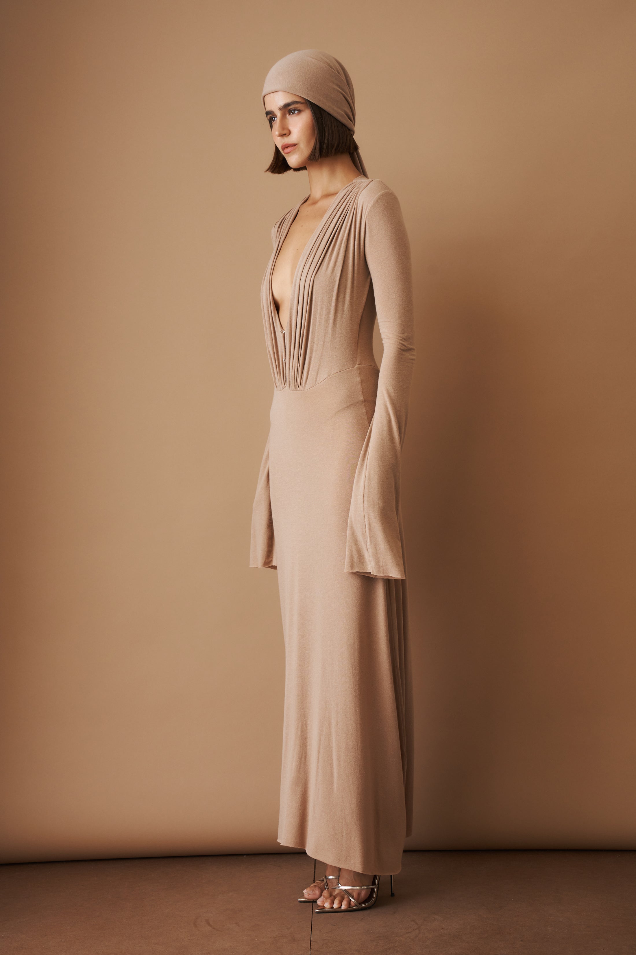 Suki Dress Pink Brown