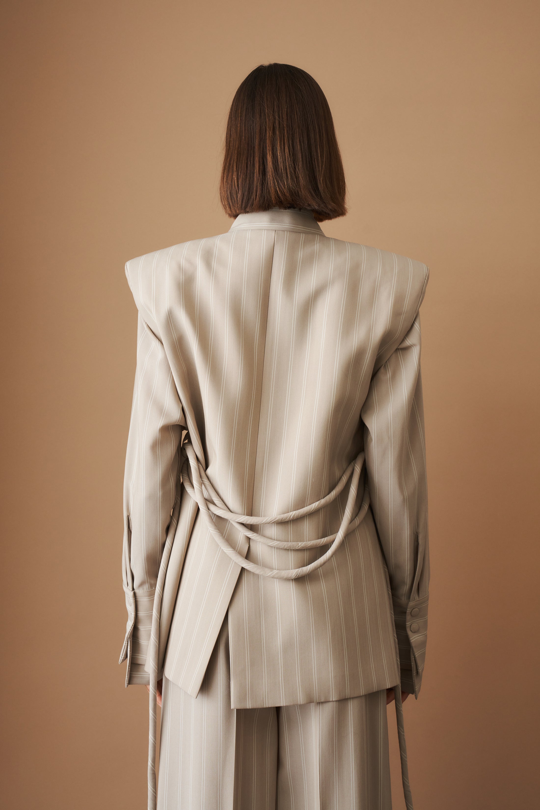 Striped Viscose Wool Vest - DÉSORDRE