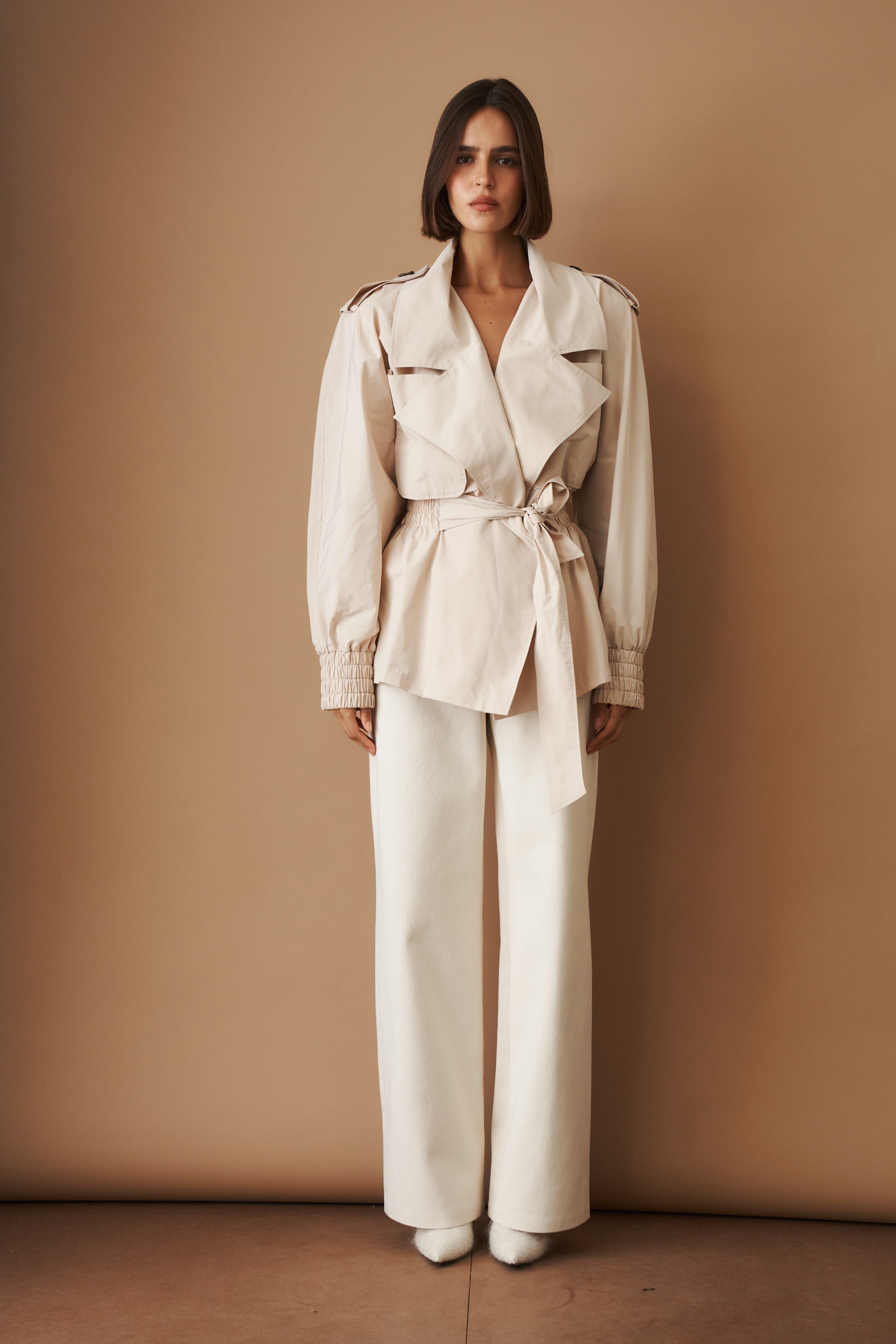 Our Trench Cotton Beige