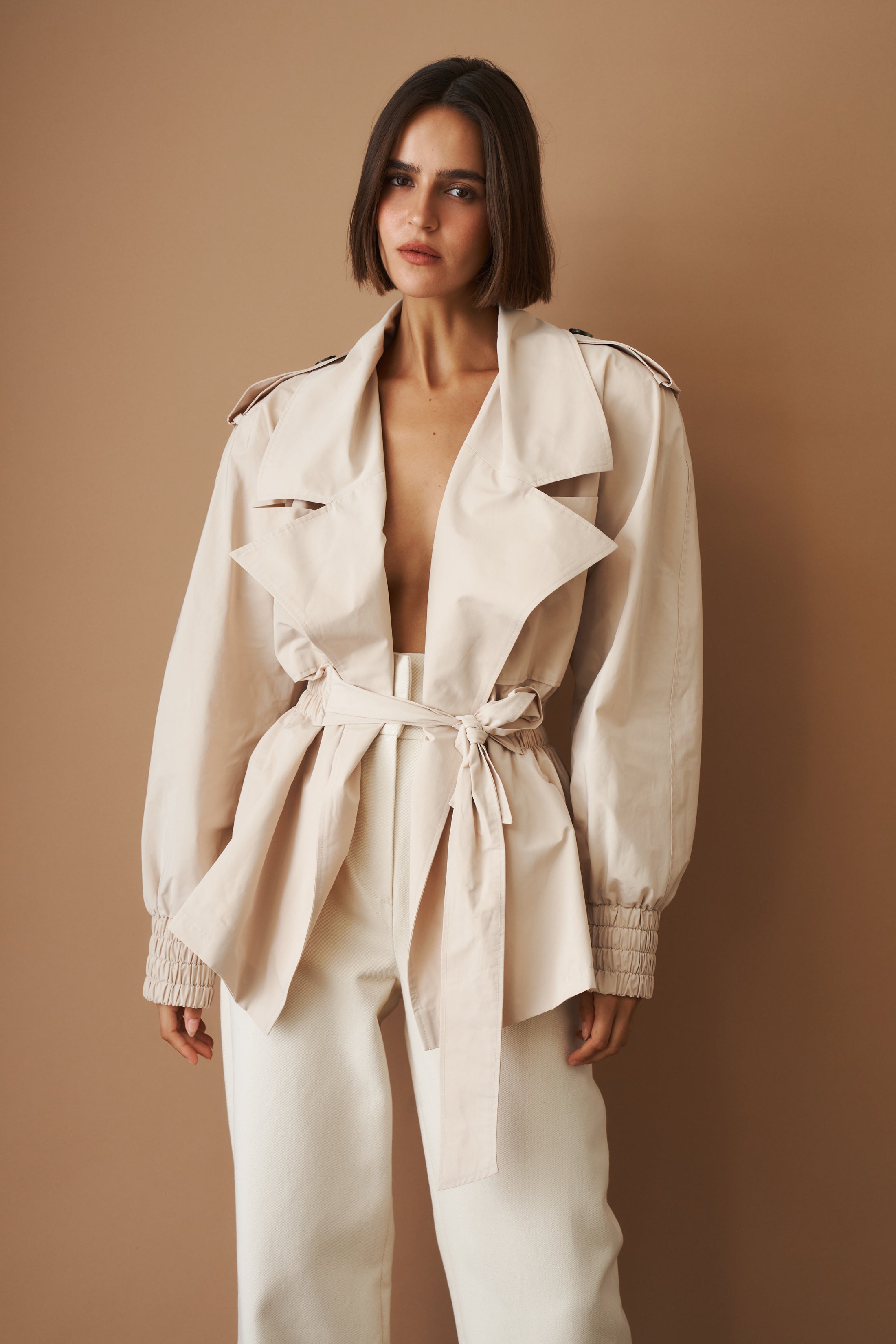 Our Trench Cotton Beige - DÉSORDRE