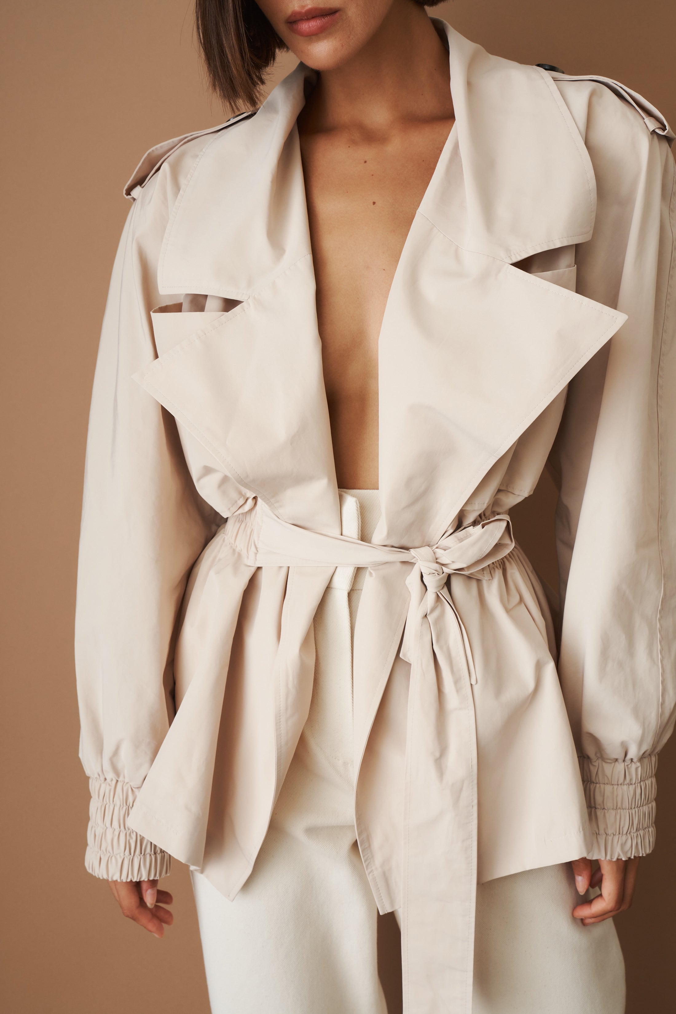 Our Trench Cotton Beige - DÉSORDRE