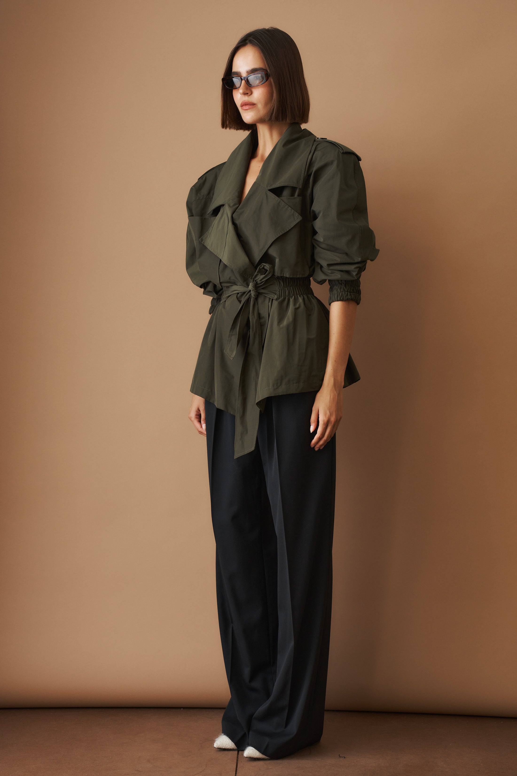 Our Trench Cotton Olive - DÉSORDRE