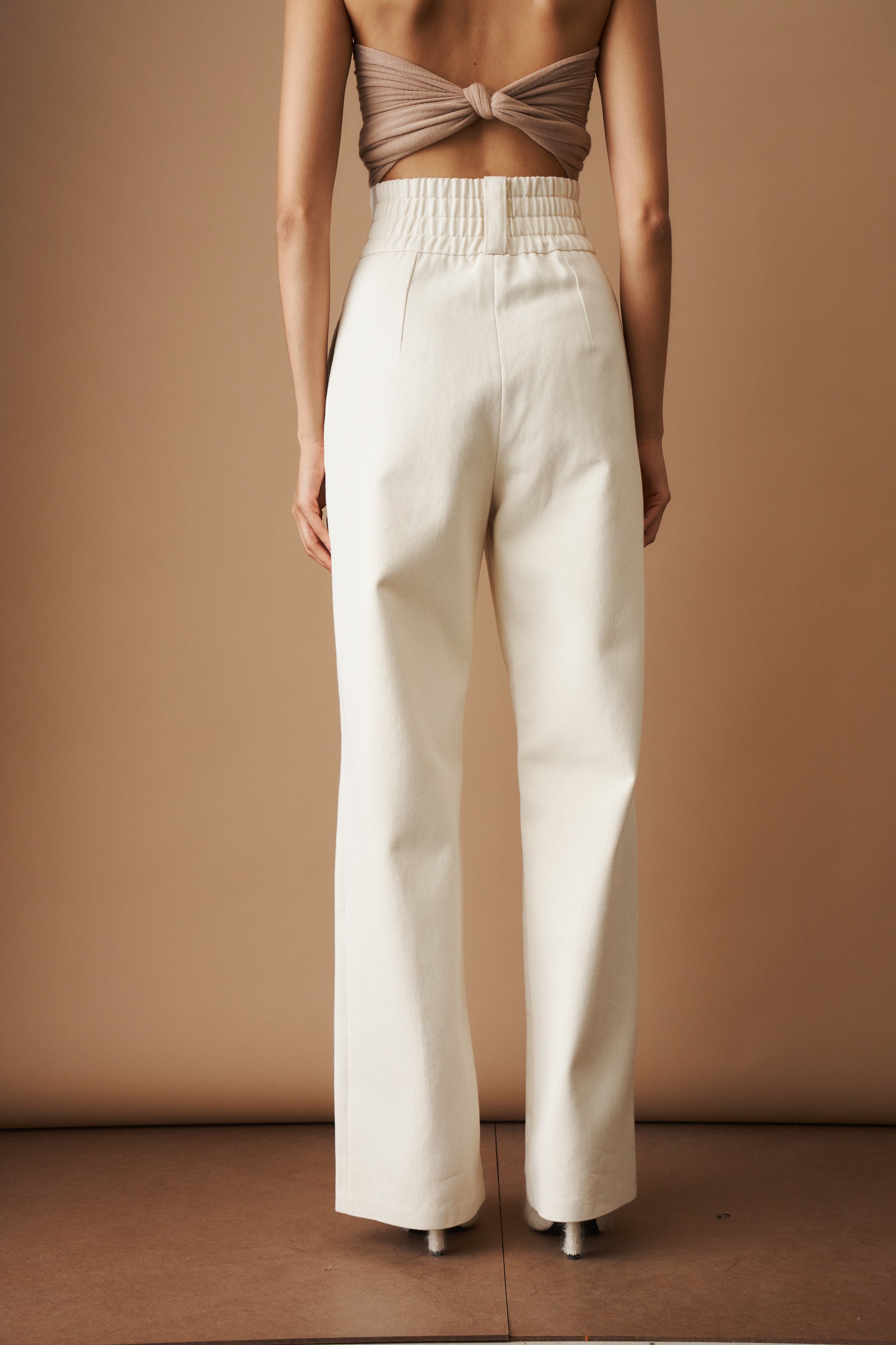 Denim Pants Eggshell - DÉSORDRE