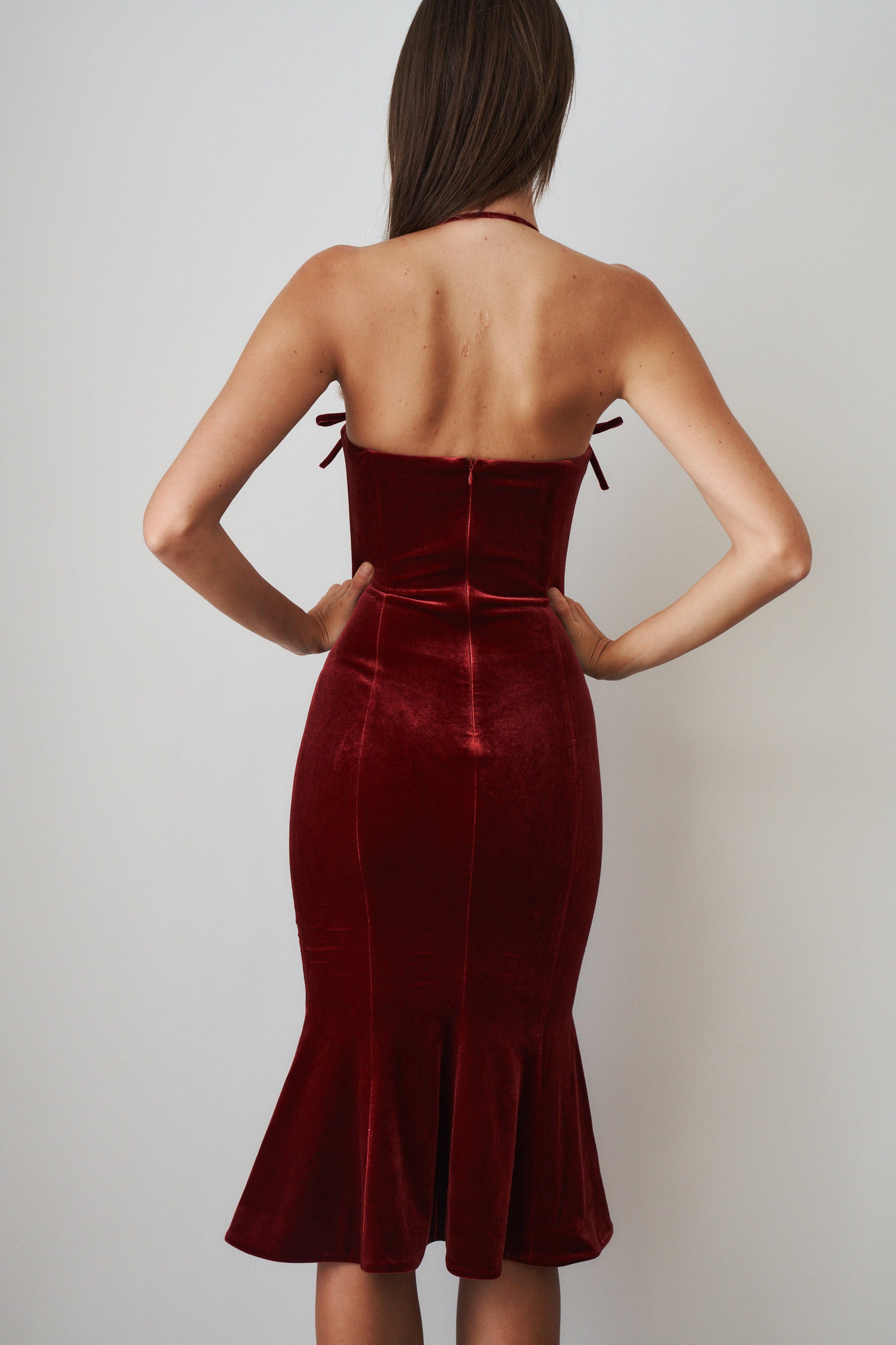 Althea Velvet Maxi Dress - DÉSORDRE